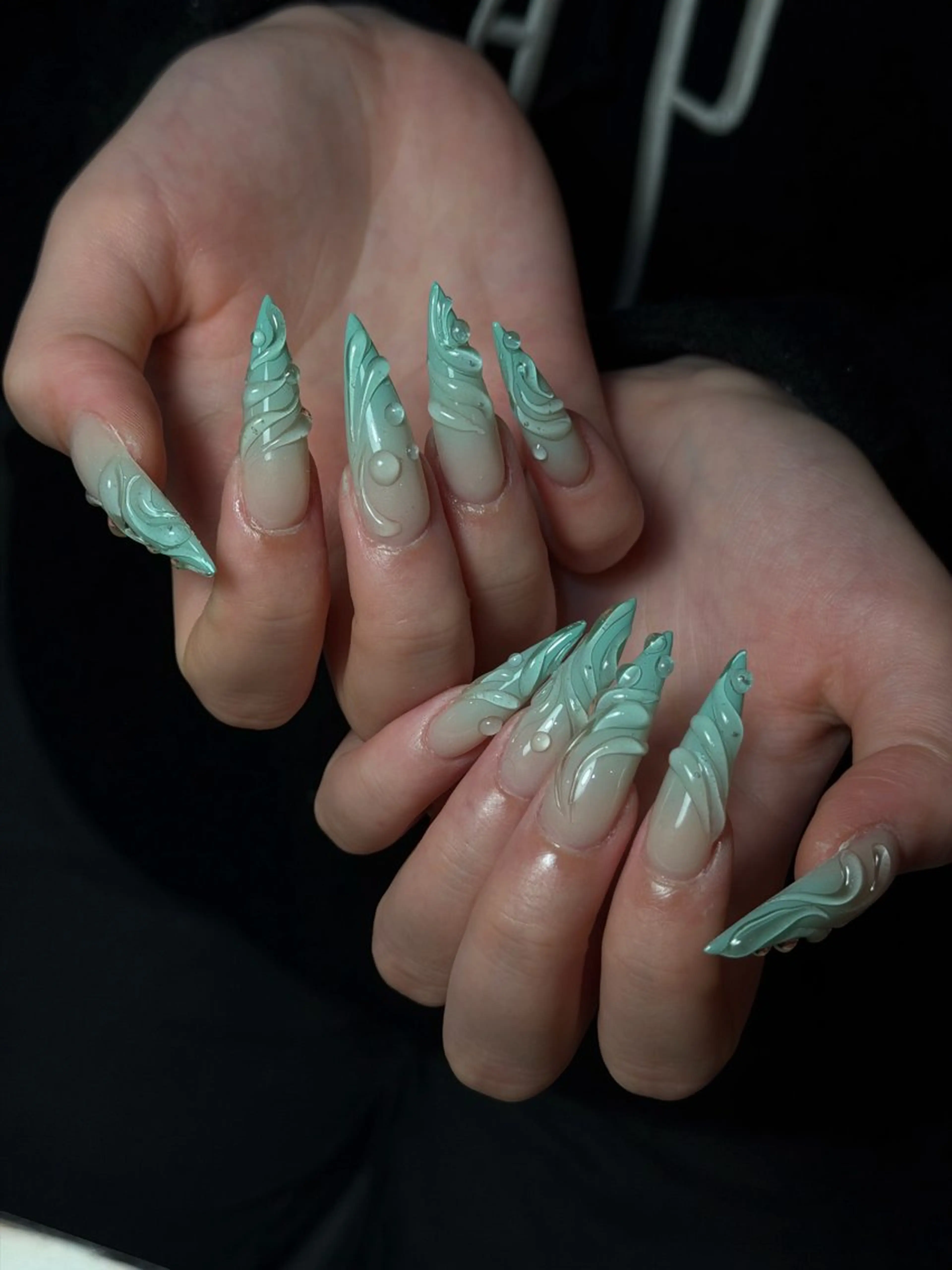 ネイル 韓国ネイル シンプルネイル ワンホンネイル ハンドネイル CoMo Nailのネイルデザイン