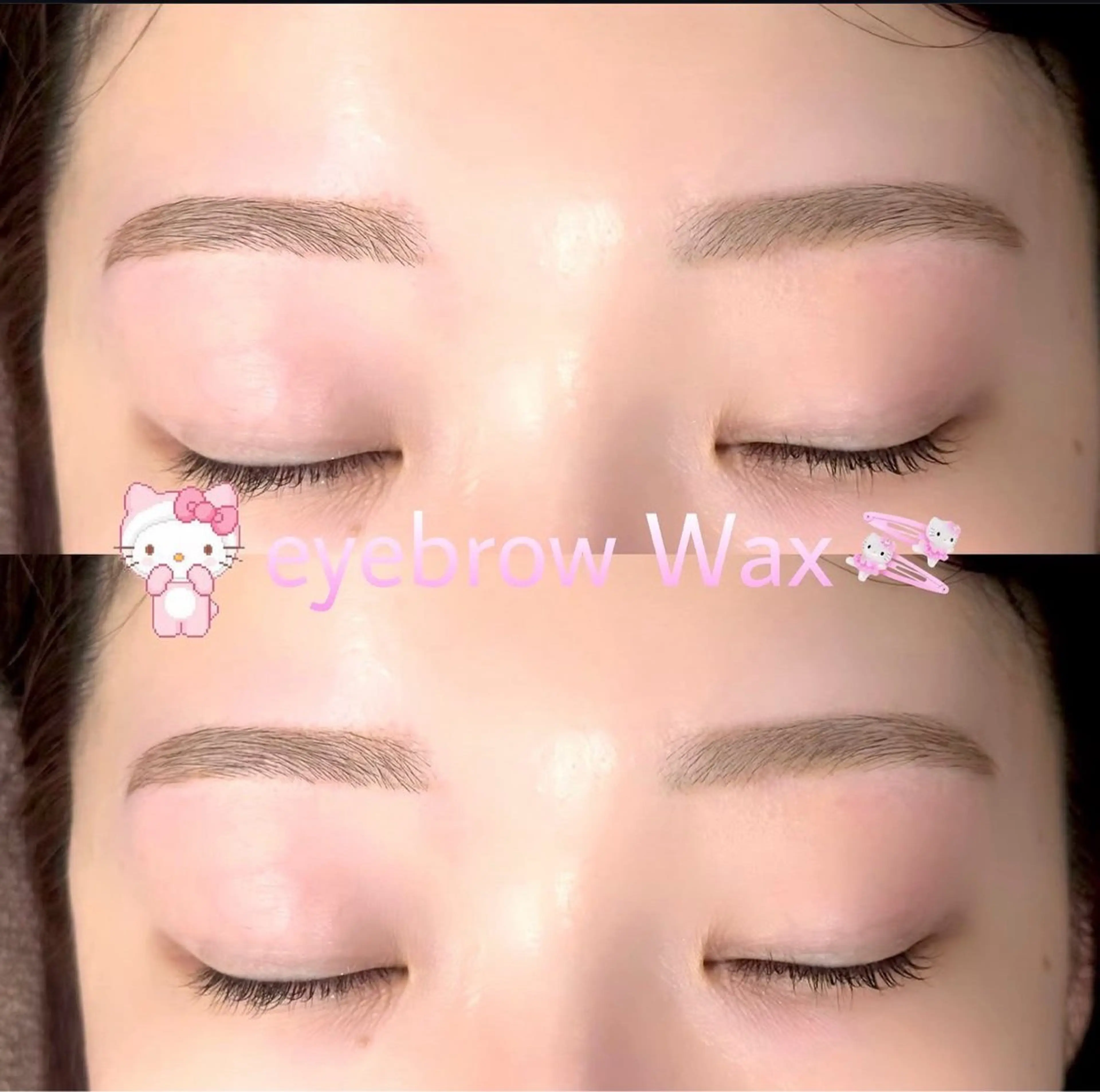 🎀骨格似合わせ🎀アイブロウスタイリング（アイブロウWAX＋カット＋間引き＋お仕上げメイク付）🫧✨の写真