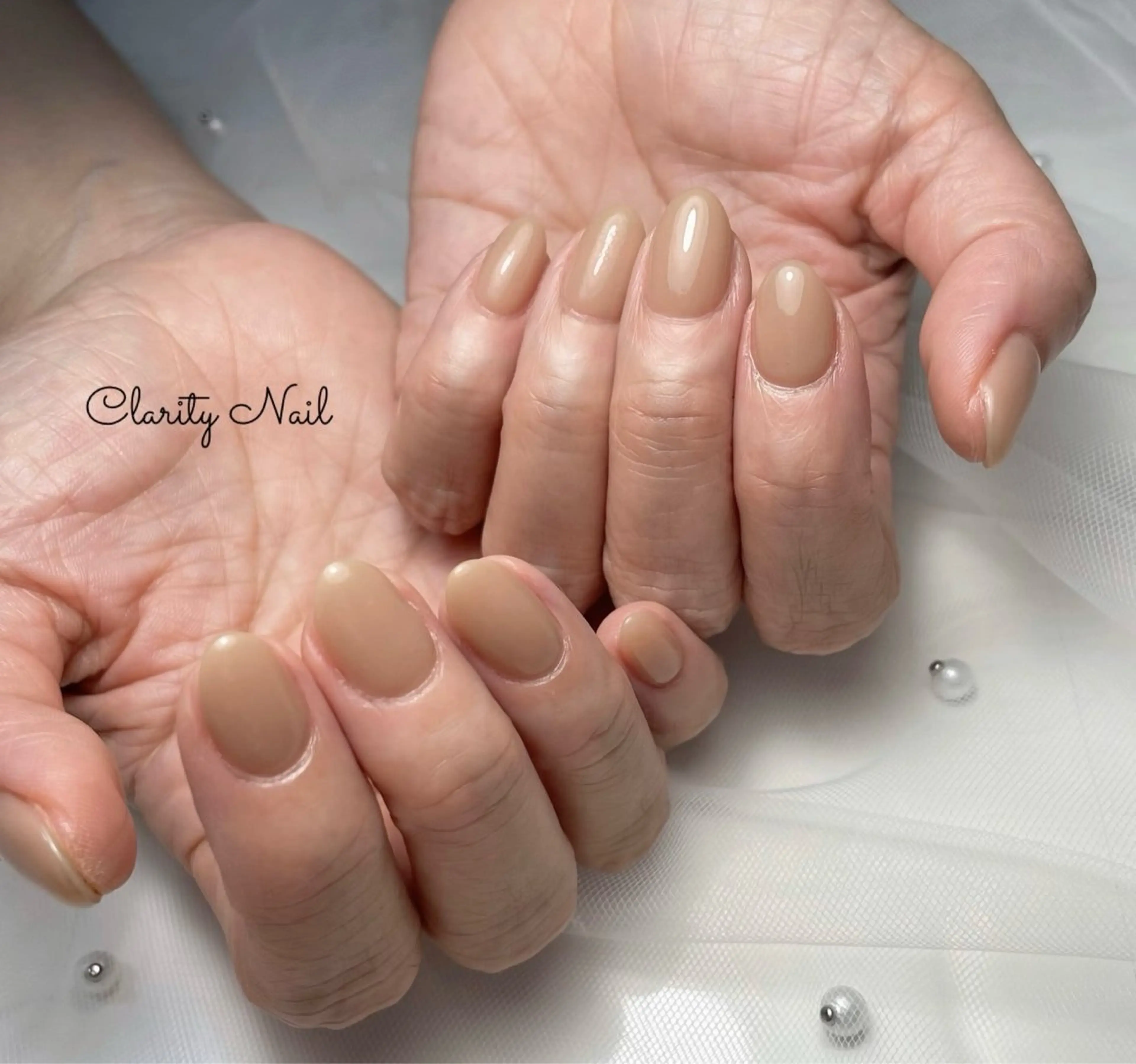 ネイル ワンカラーネイル ハンドネイル Clarity Nailのネイルデザイン