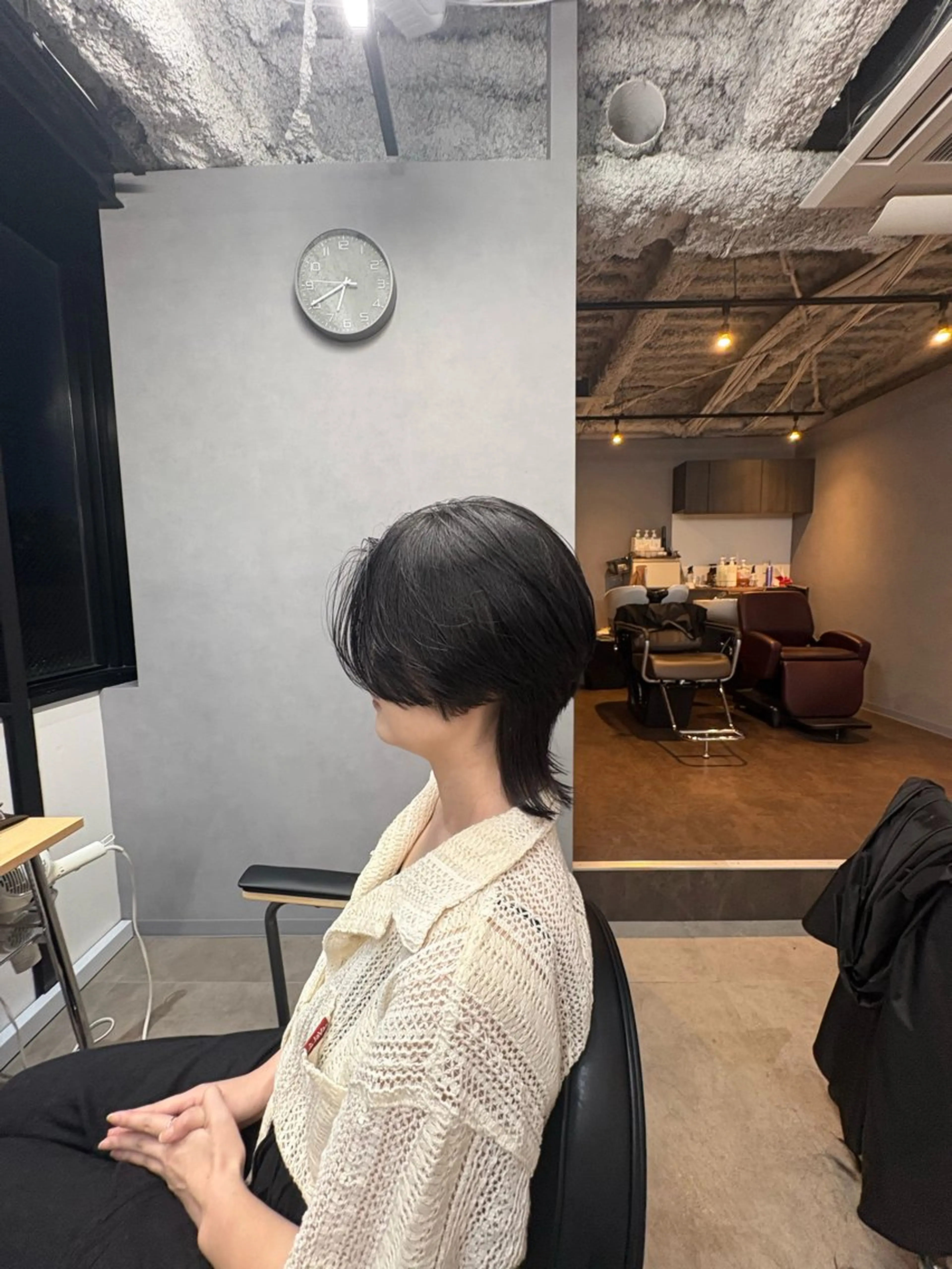 ミディアム カット Haruto /ナチュラル艶カラーのヘアスタイル