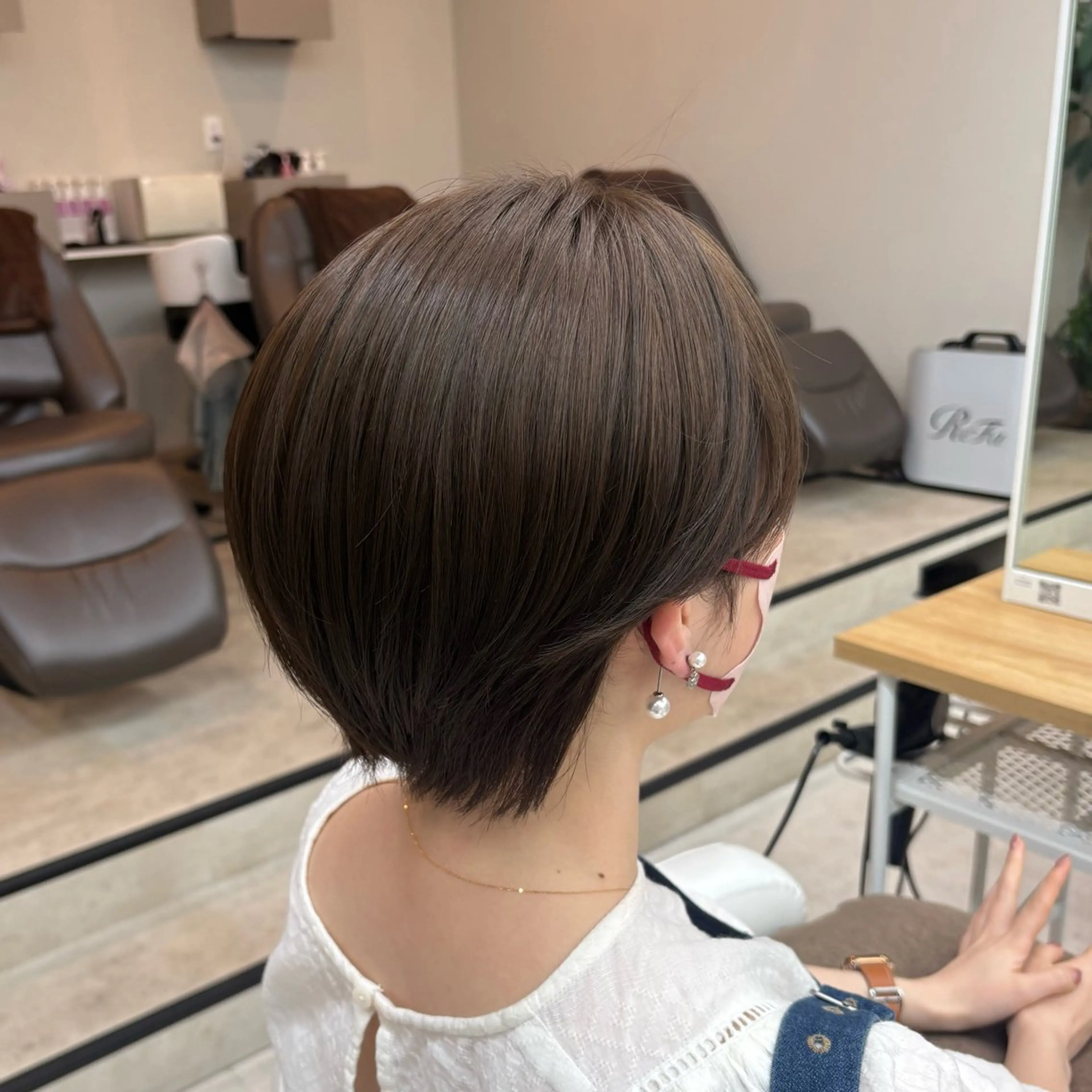 ショート 似合わせカット ショートヘア トリートメント manami/ ハッシュレイヤーのヘアスタイル