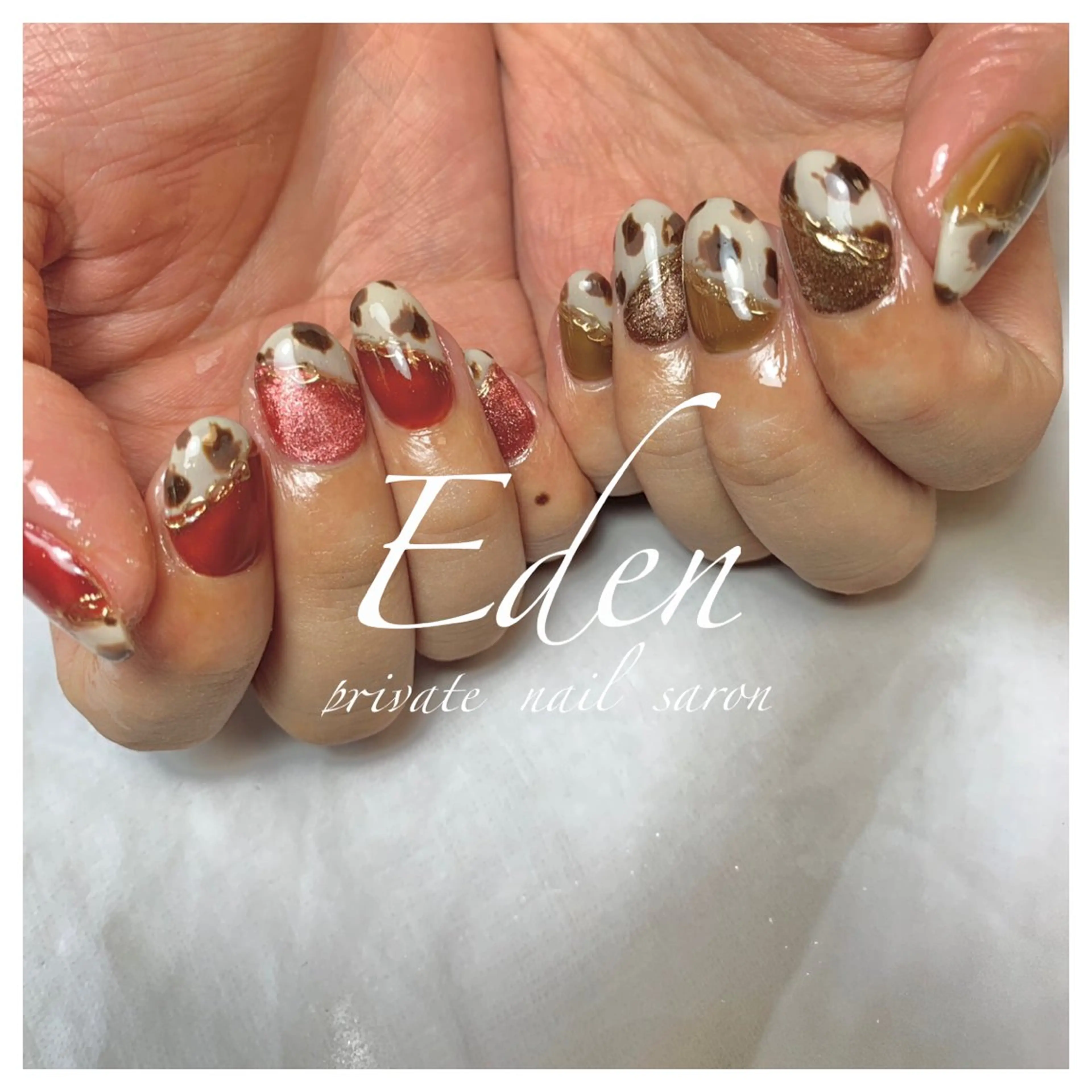 ネイル 持ち込み Eden ♾️のネイルデザイン