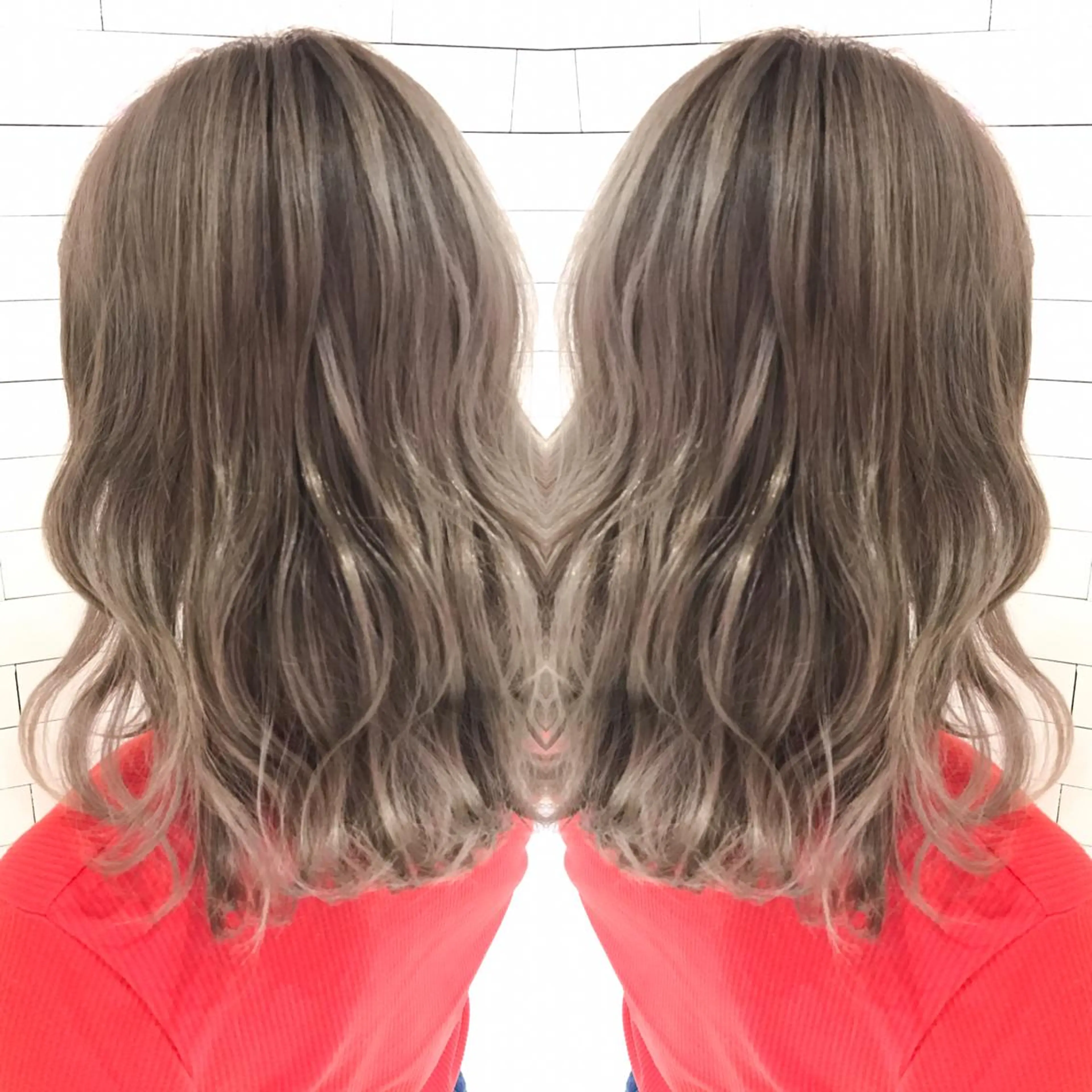 ミディアム カラー ベージュカラー カット ヘアカラー トリートメント 🧡ショートの達人 🧡SHOのヘアスタイル