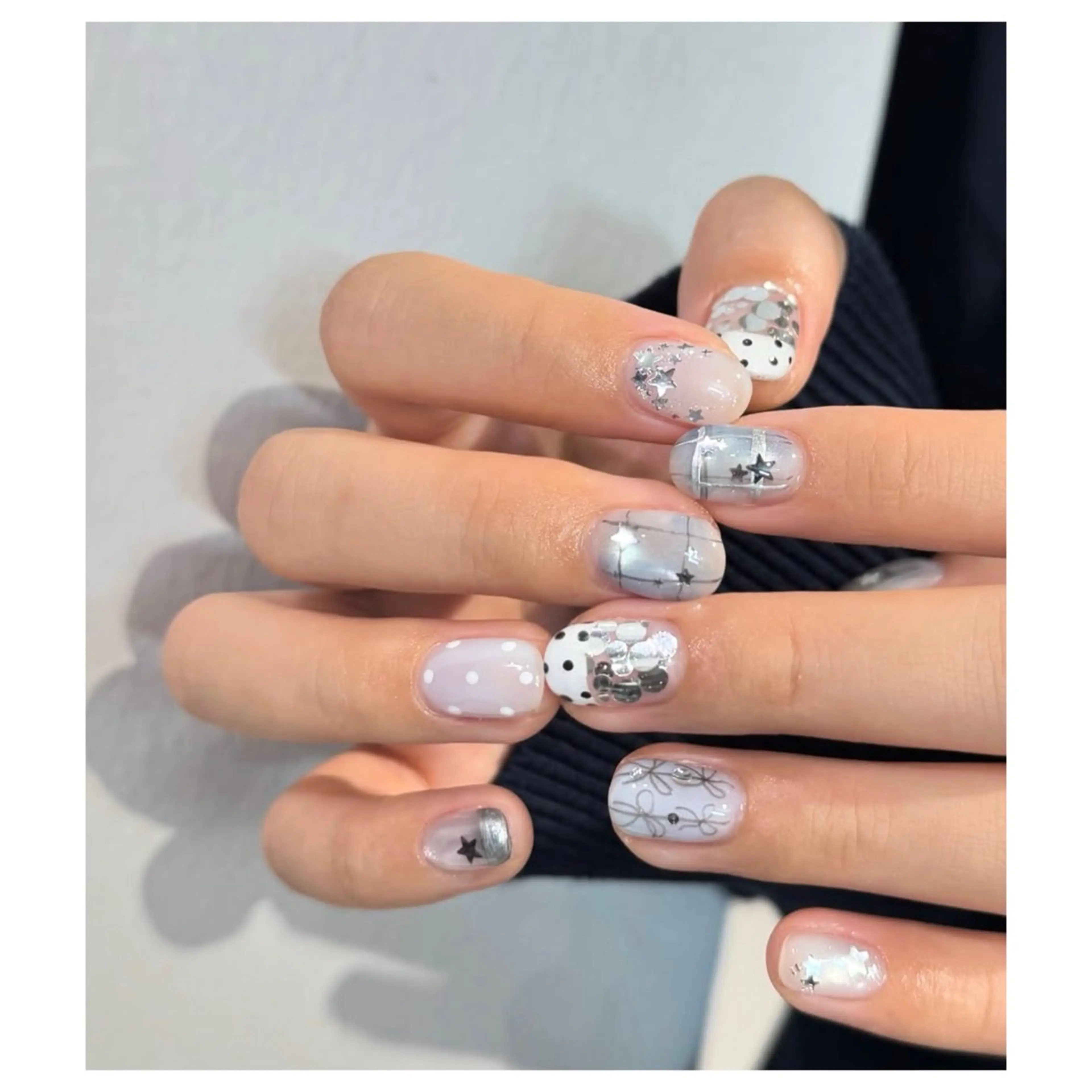 ネイル ハンドネイル ⏦Little 𐙚 Nail⏦のネイルデザイン