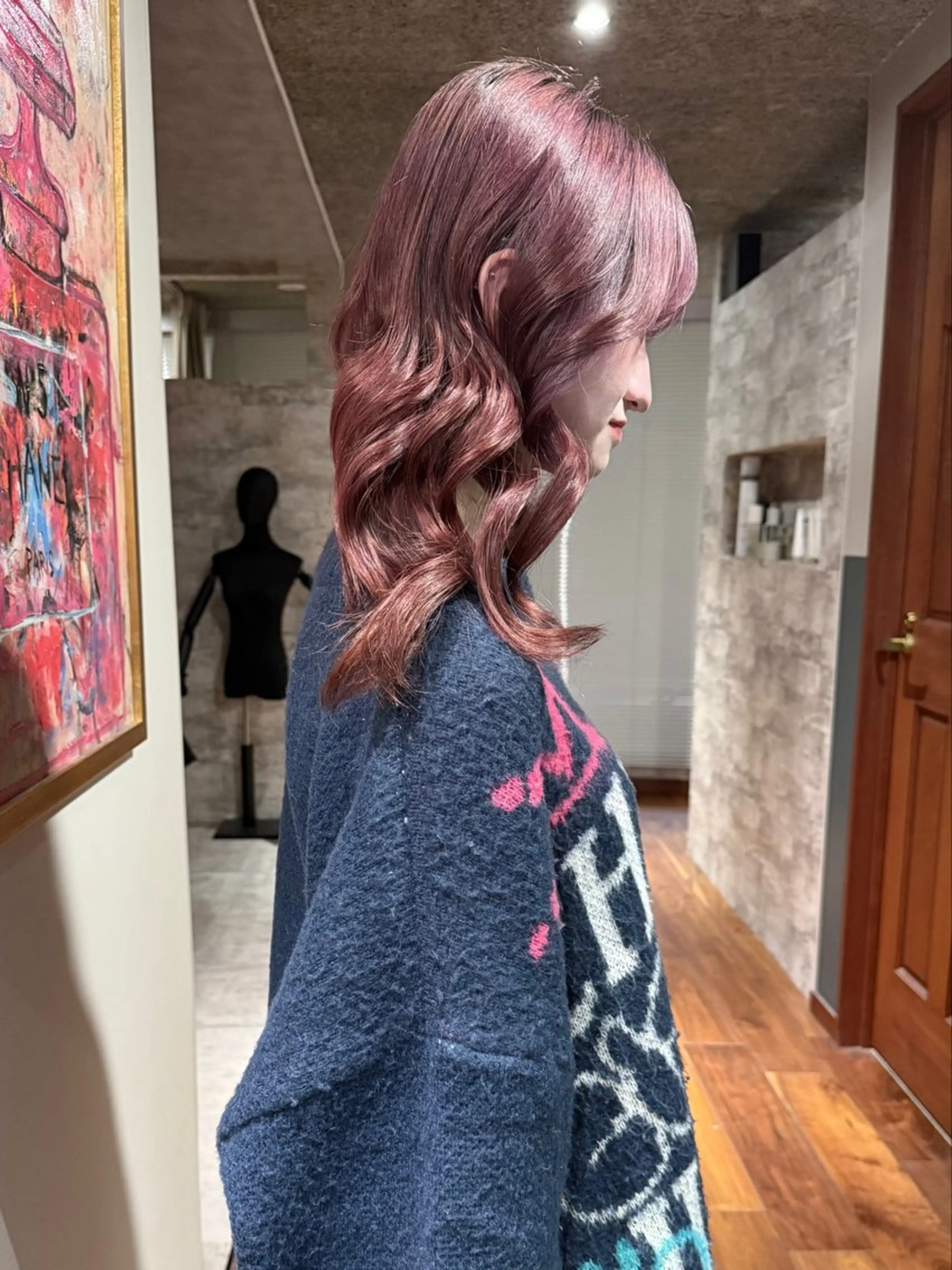 ミディアム カラー カット ヘアカラー トリートメント mai / linoah˚✧のヘアスタイル