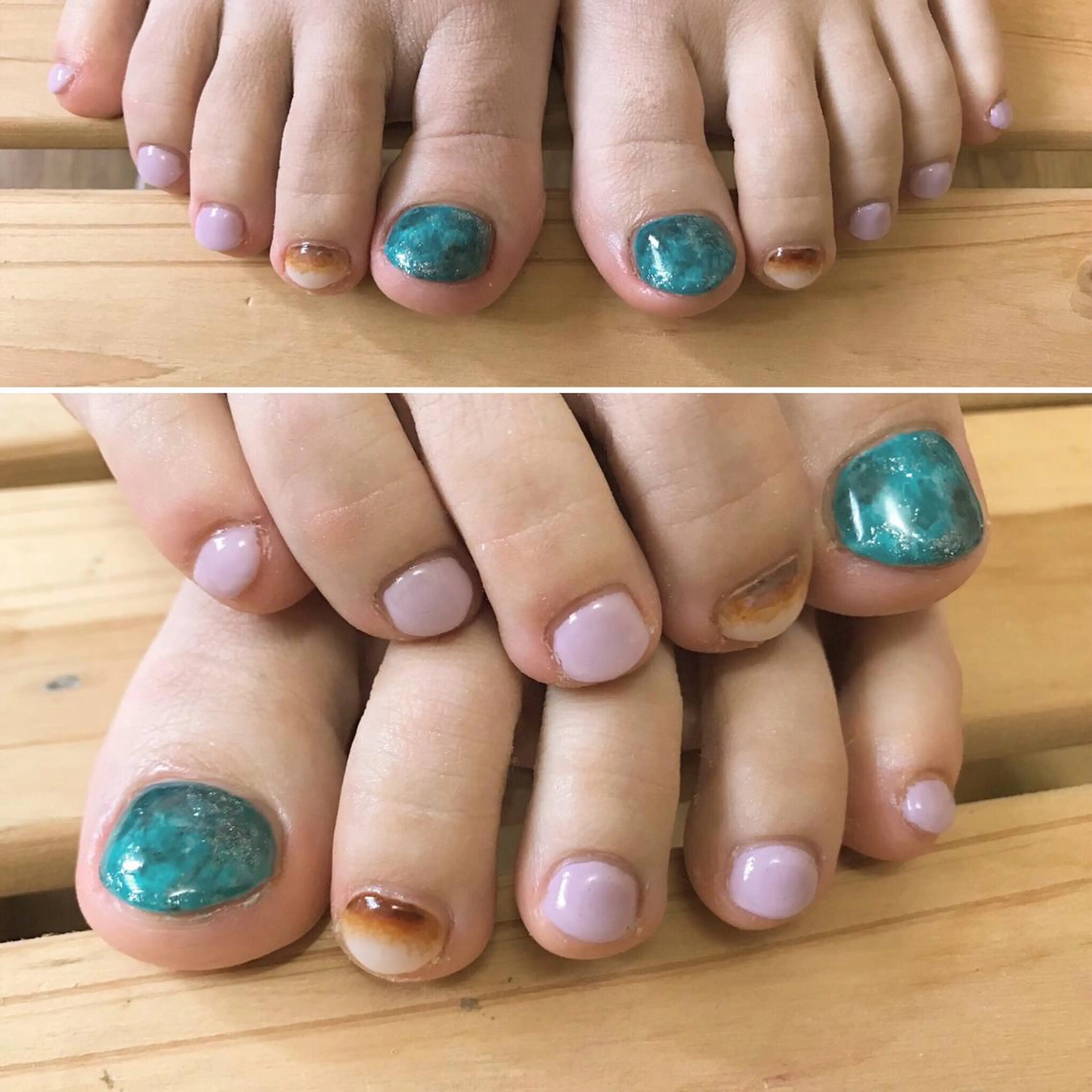 ネイル フットネイル シンプルネイル 春ネイル 夏ネイル ホワイト nail fufla ♡yamane♡のネイルデザイン