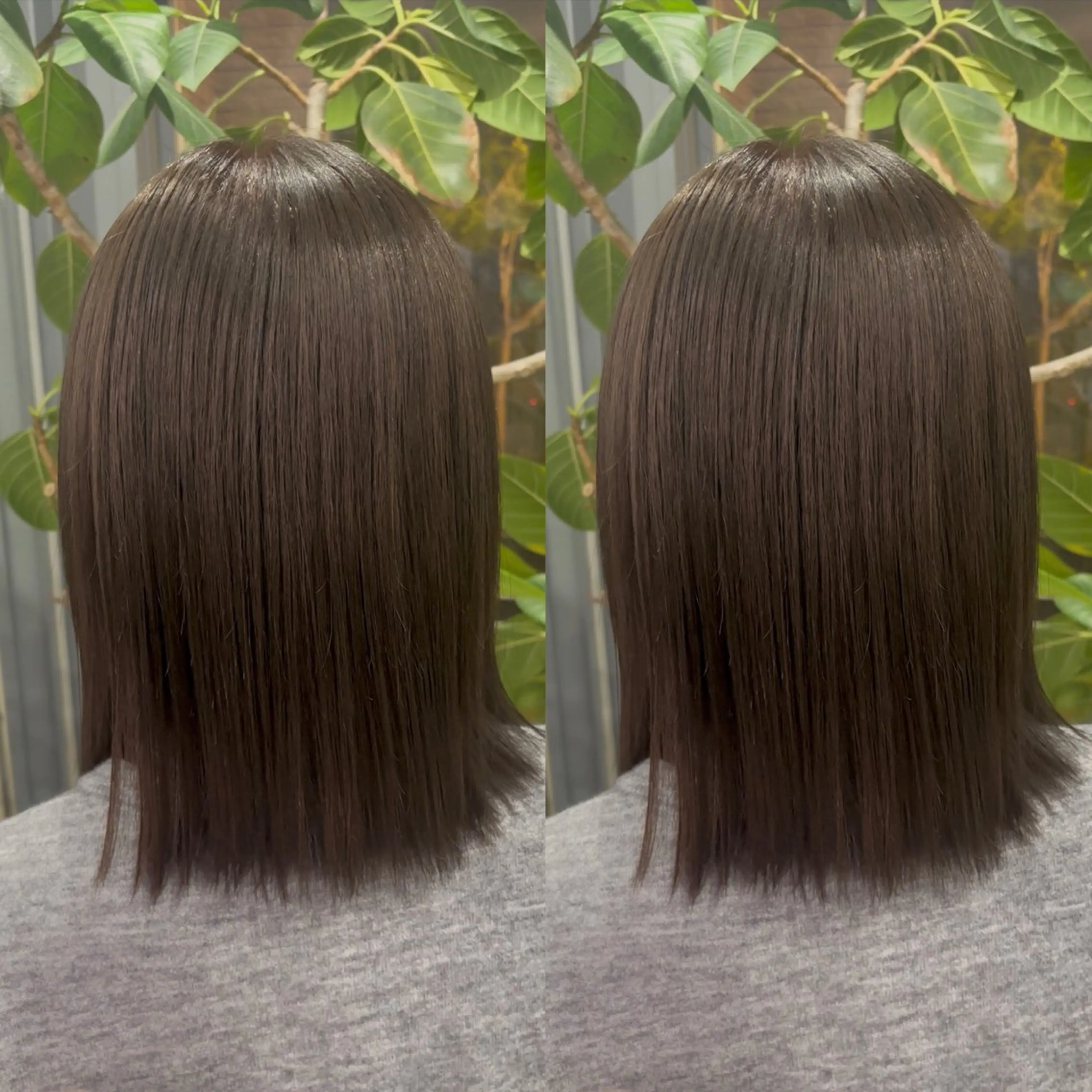 ミディアム カラー ヘアカラー 🐈‍⬛JUMI /透明感カラー/🩶のヘアスタイル