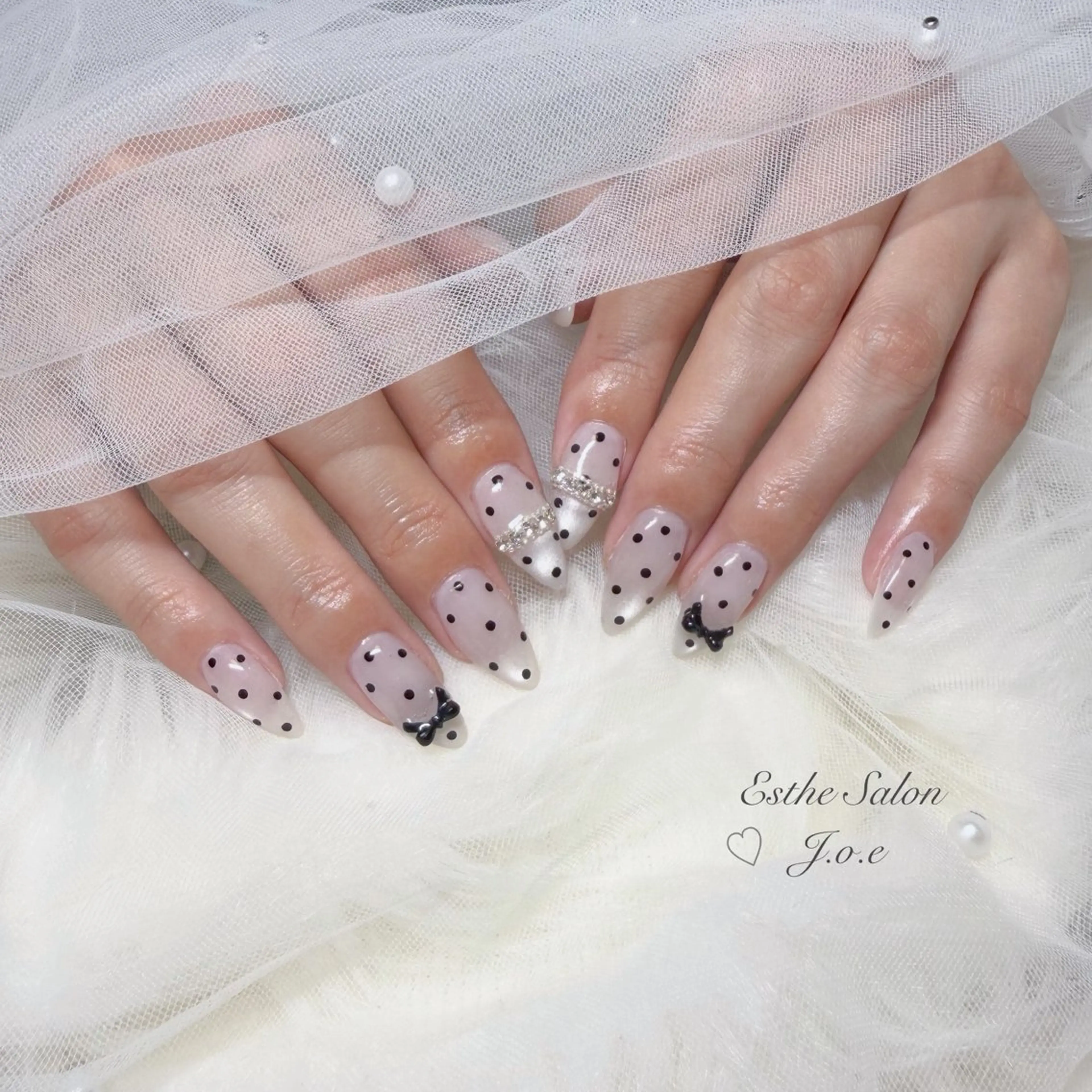 ネイル ドット ハンドネイル 石堂 さくらのネイルデザイン