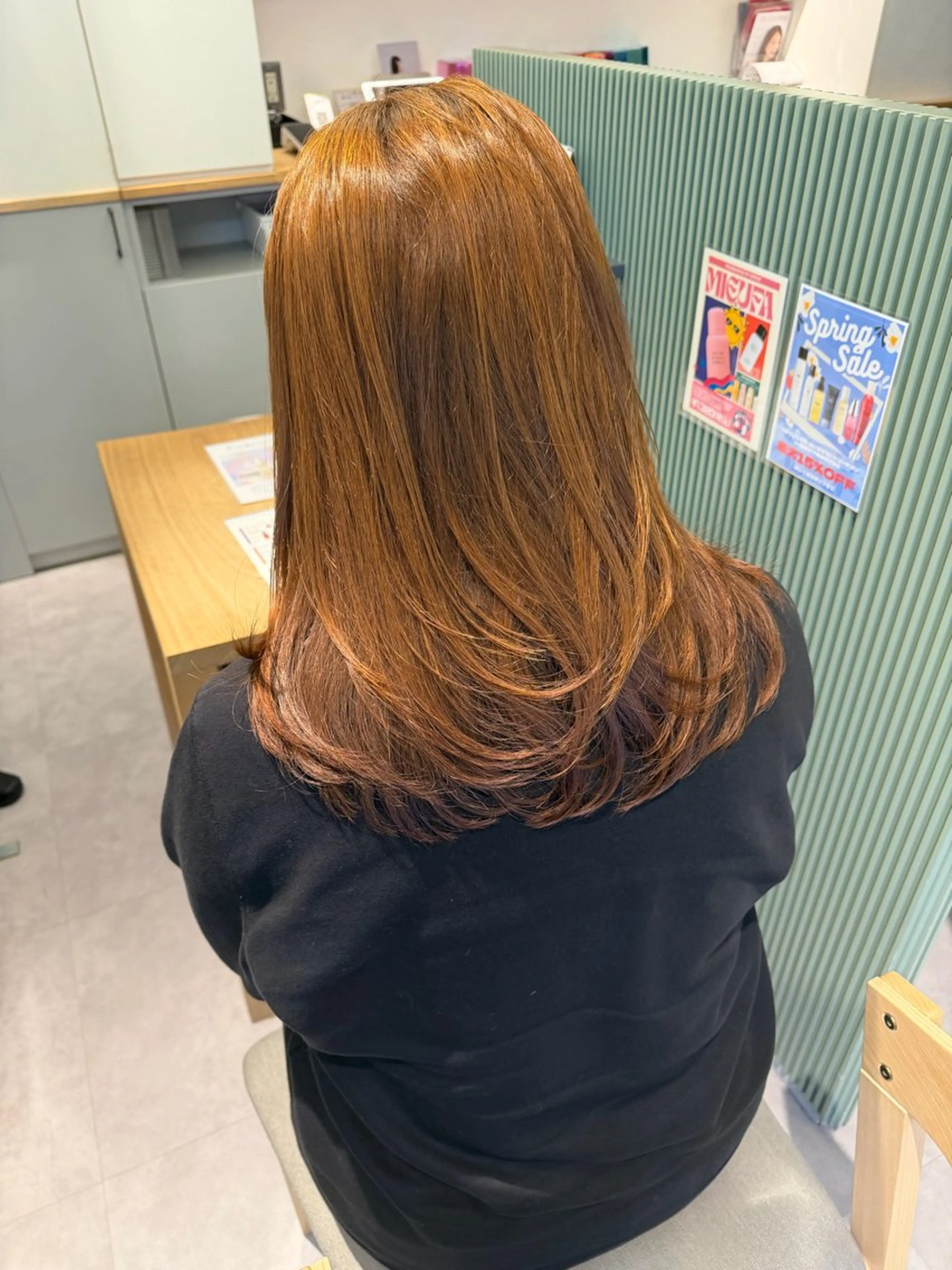 セミロング 黒木 悠大のヘアスタイル