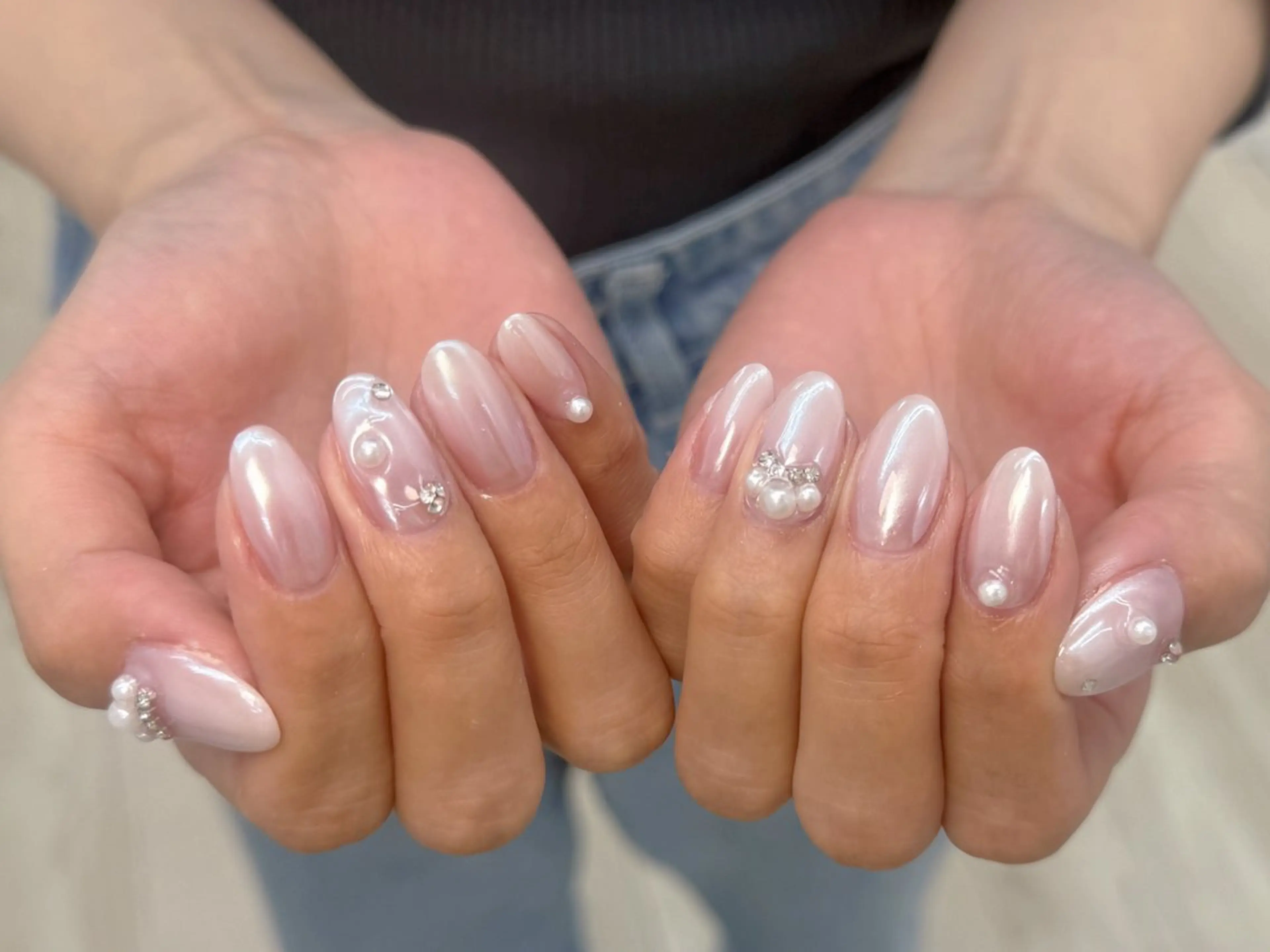 ネイル アートネイル オーロラネイル フットネイル フレンチネイル ジェルネイル ハンドネイル OCEAN nail パラジェル　取扱い店のネイルデザイン