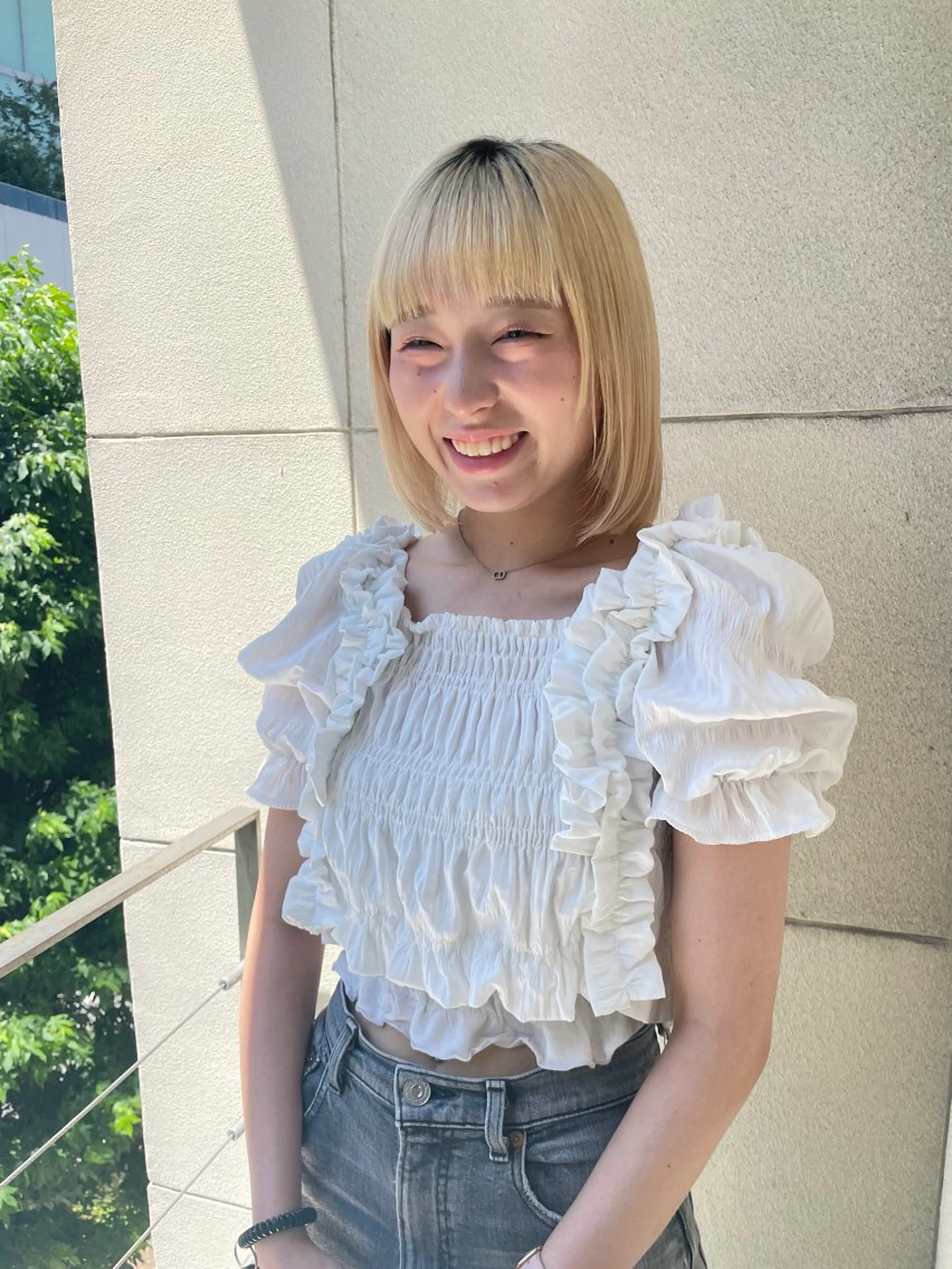 ミディアム ヘアカラー トリートメント 🤎髪質改善/カラー ｜鮫島芽依🤎のヘアスタイル