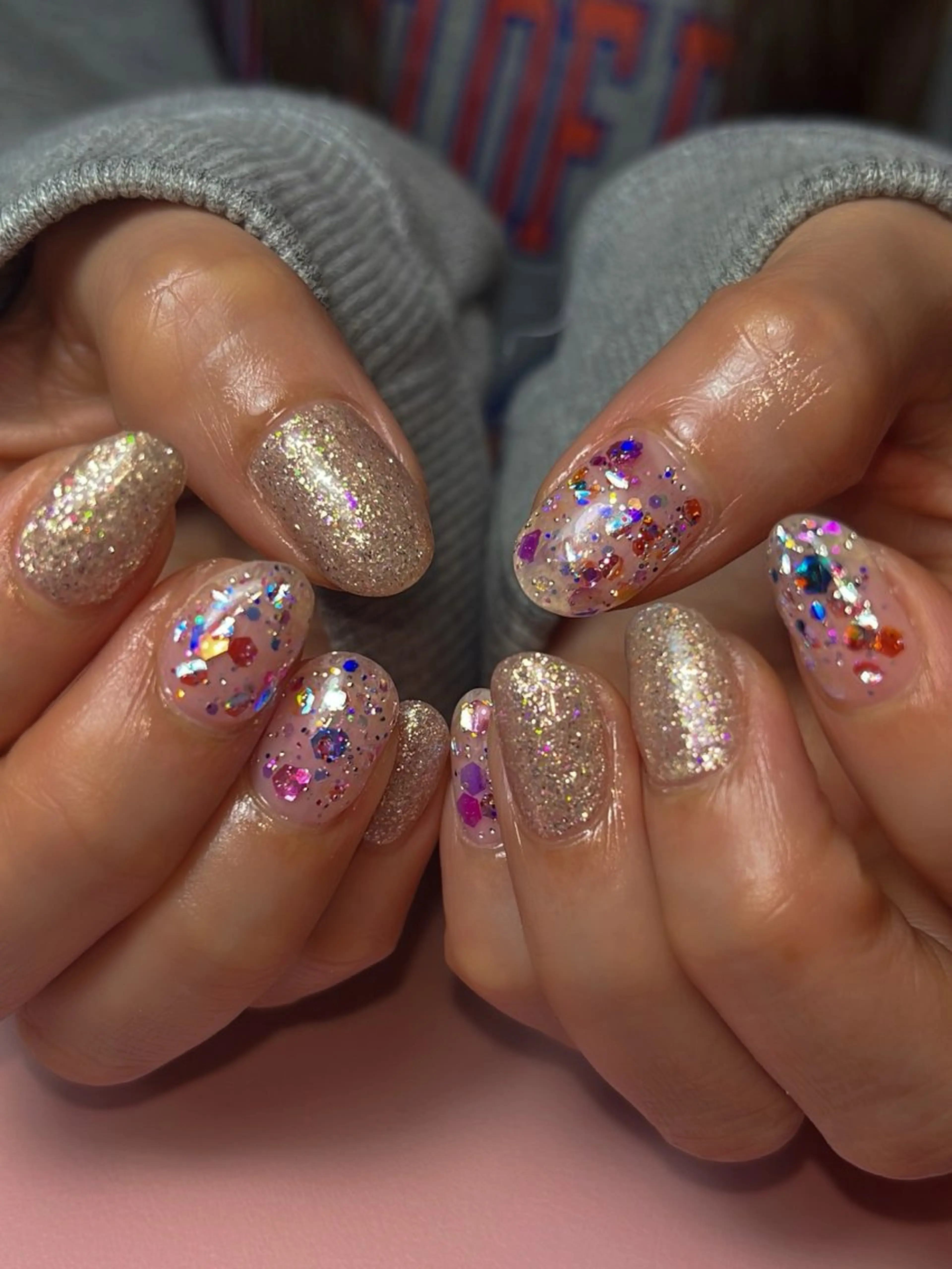 ネイル ワンカラーネイル ハンドネイル ハンドケア ナツインフィニティ ネイルズ（なつ）のネイルデザイン