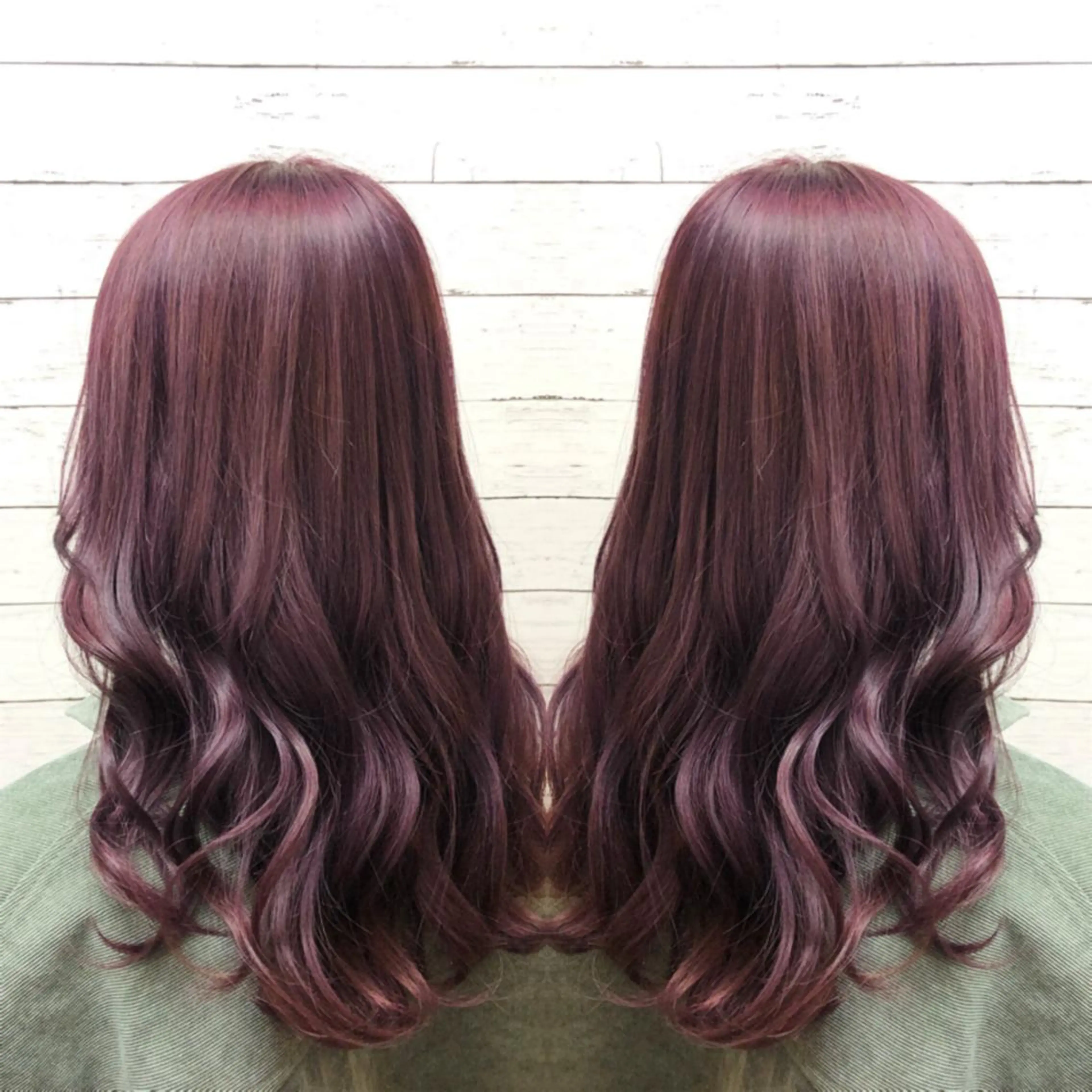 ロング カラー ブリーチ ヘアカラー ヘアセット 韓国ヘア🤍髪質改善 🇰🇷AKANEのヘアスタイル