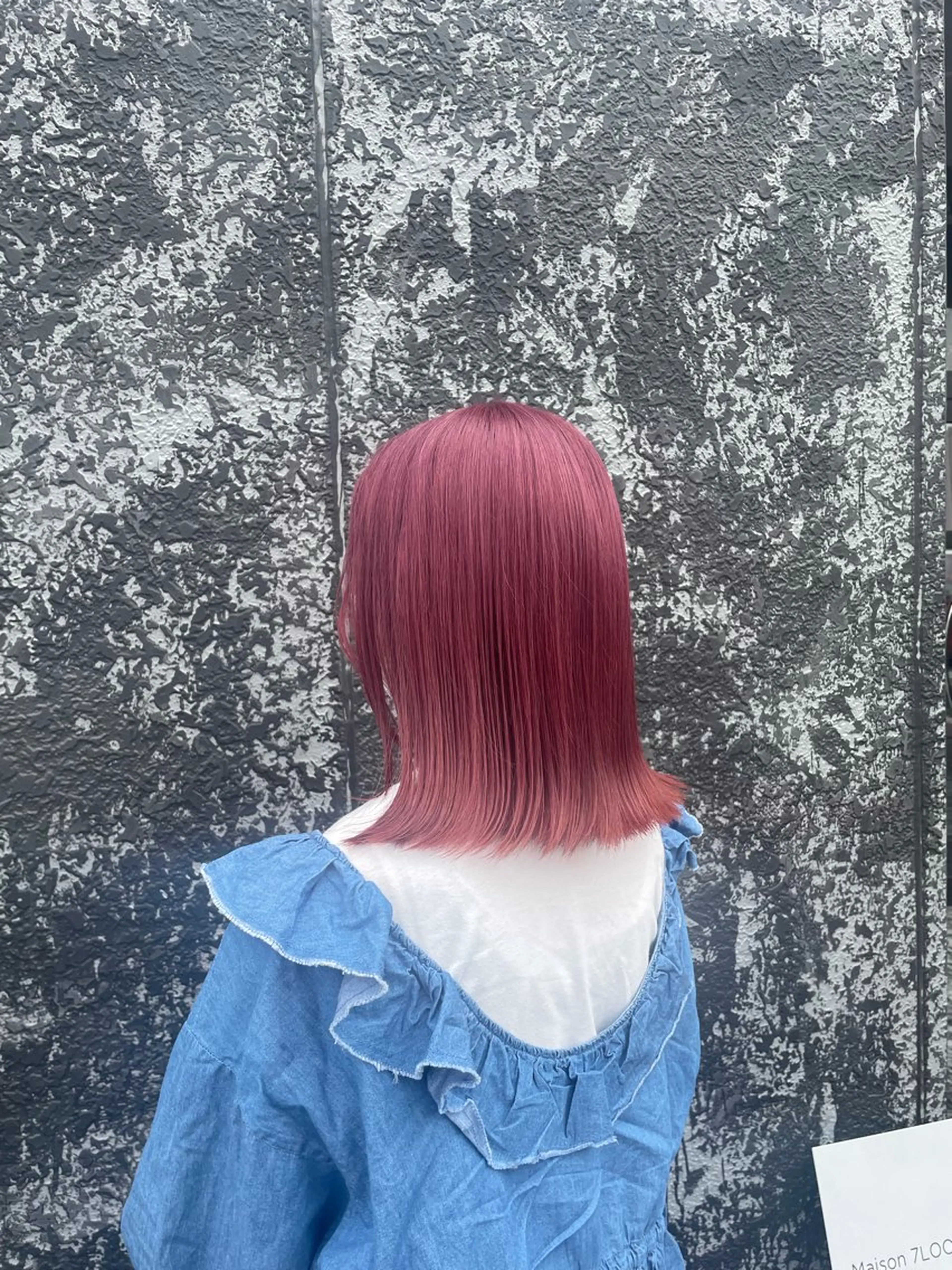 ミディアム ヘアカラー トリートメント 手塚 由佳のヘアスタイル