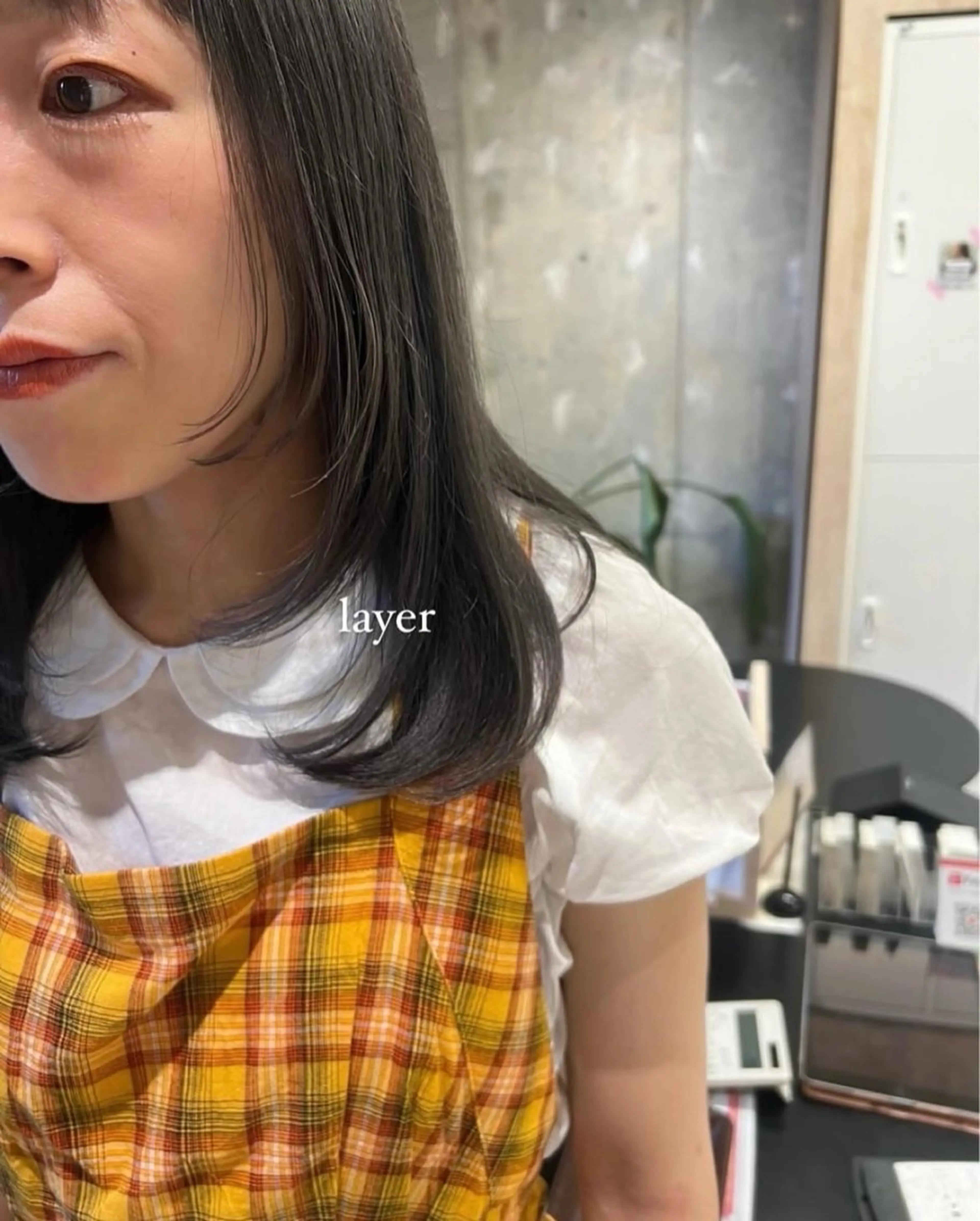 セミロング レイヤーカット 似合わせ/髪質改善 カラー/minoriのヘアスタイル