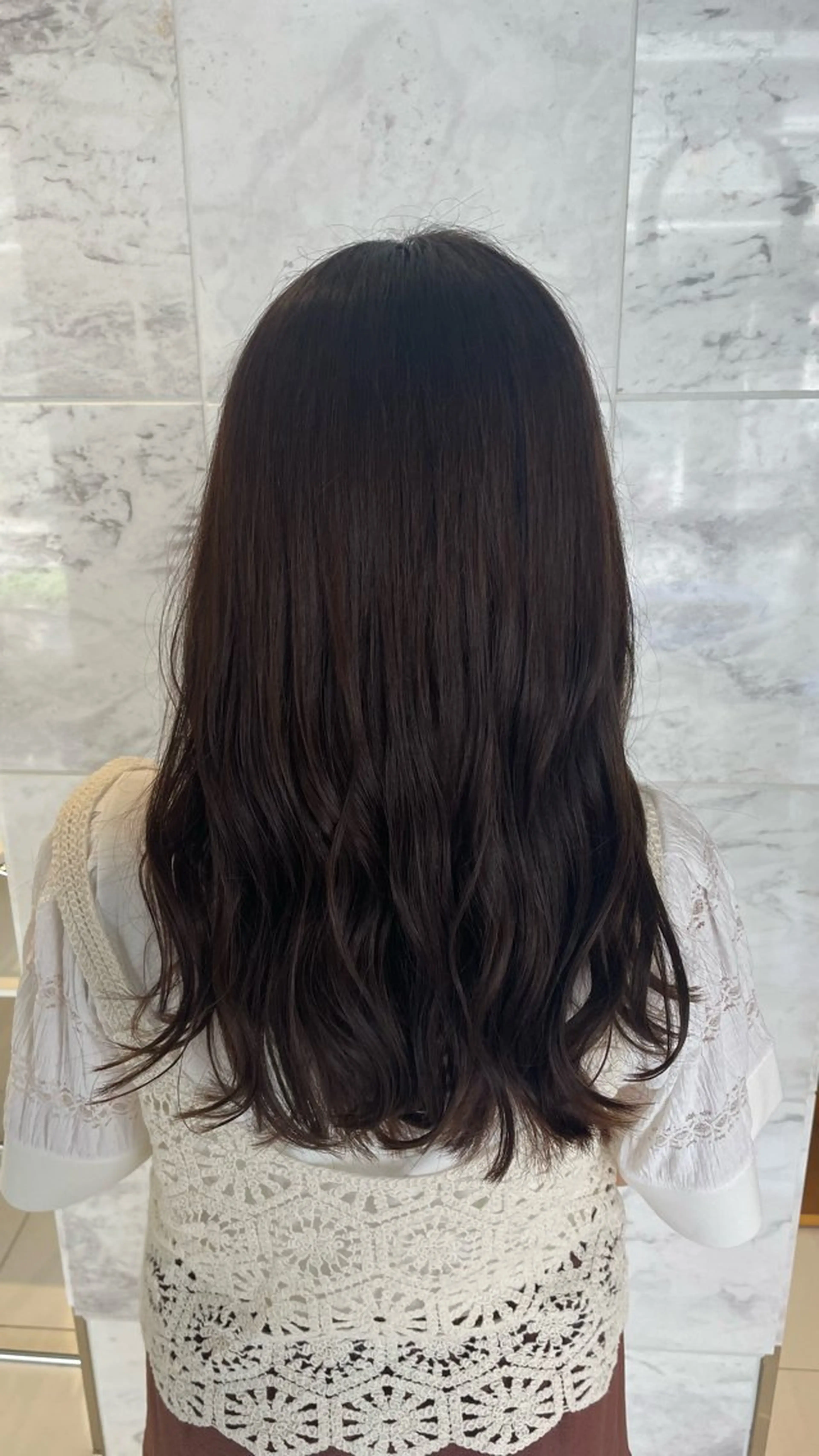 セミロング カラー LAMIN MEFULL木場所属・パーマモデル募集 ✨HINAKAのヘアスタイル