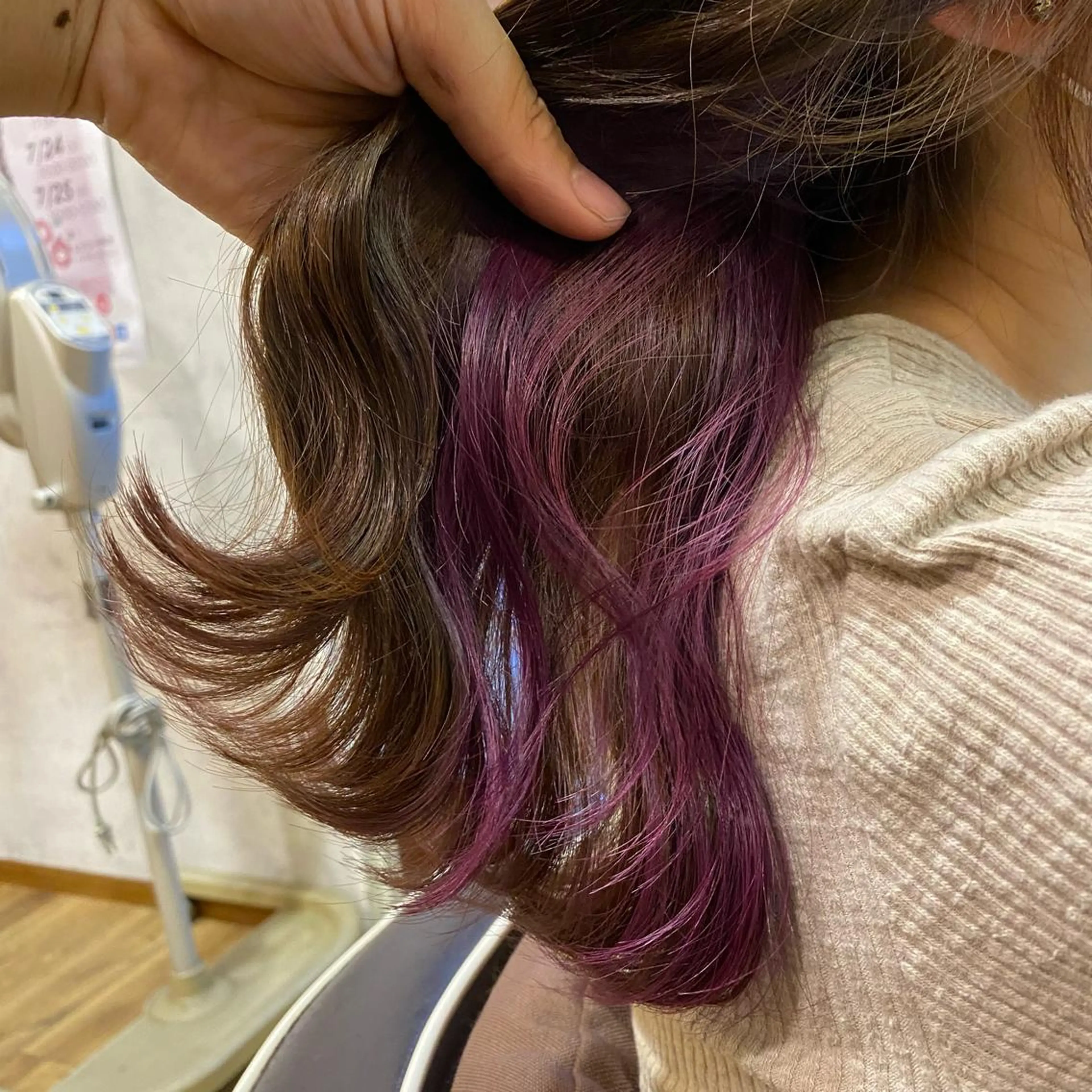 セミロング カラー ヘアアレンジ 🌻井上 マリー🌻のヘアスタイル