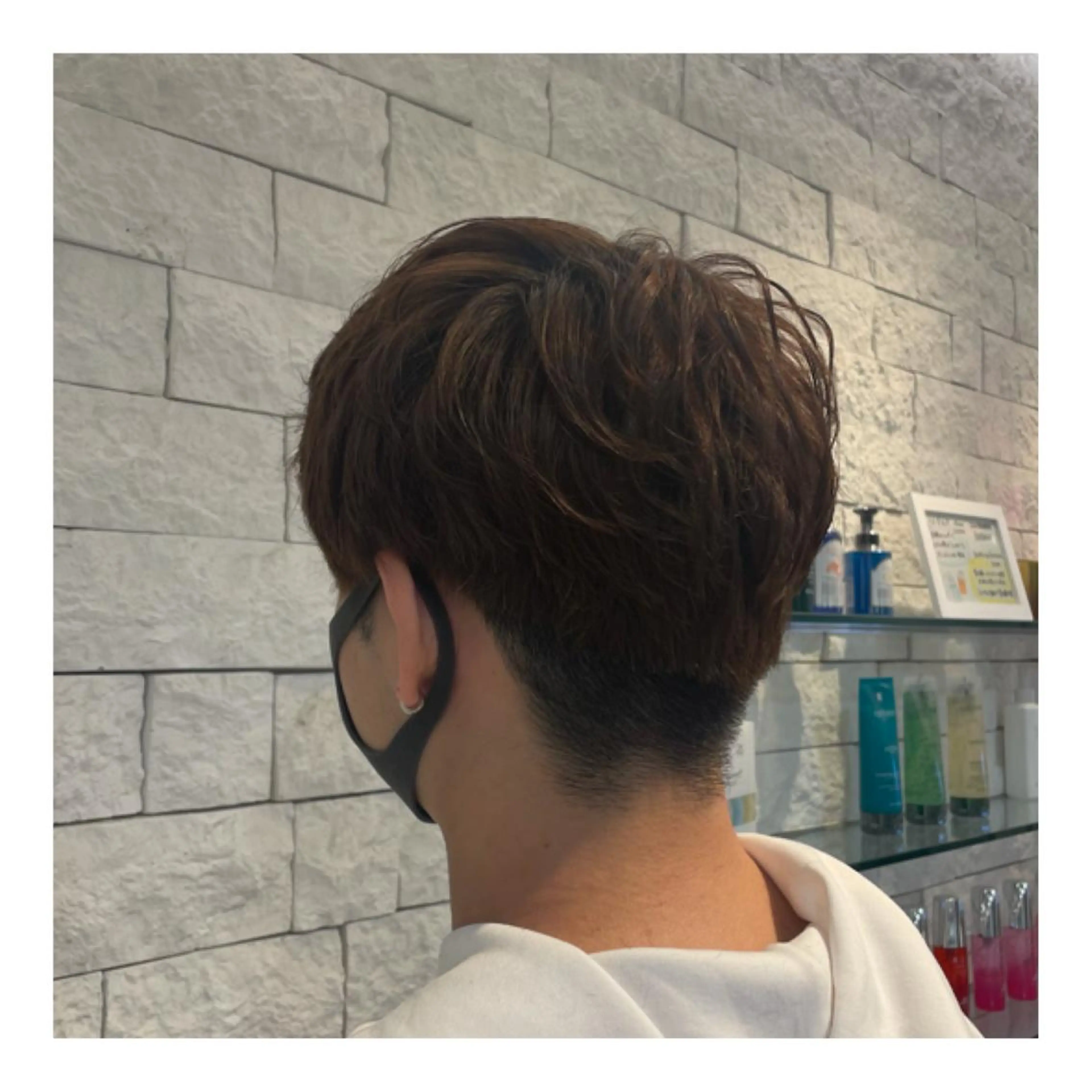 メンズ マッシュ メンズパーマ BiBi  藪 菜月のヘアスタイル