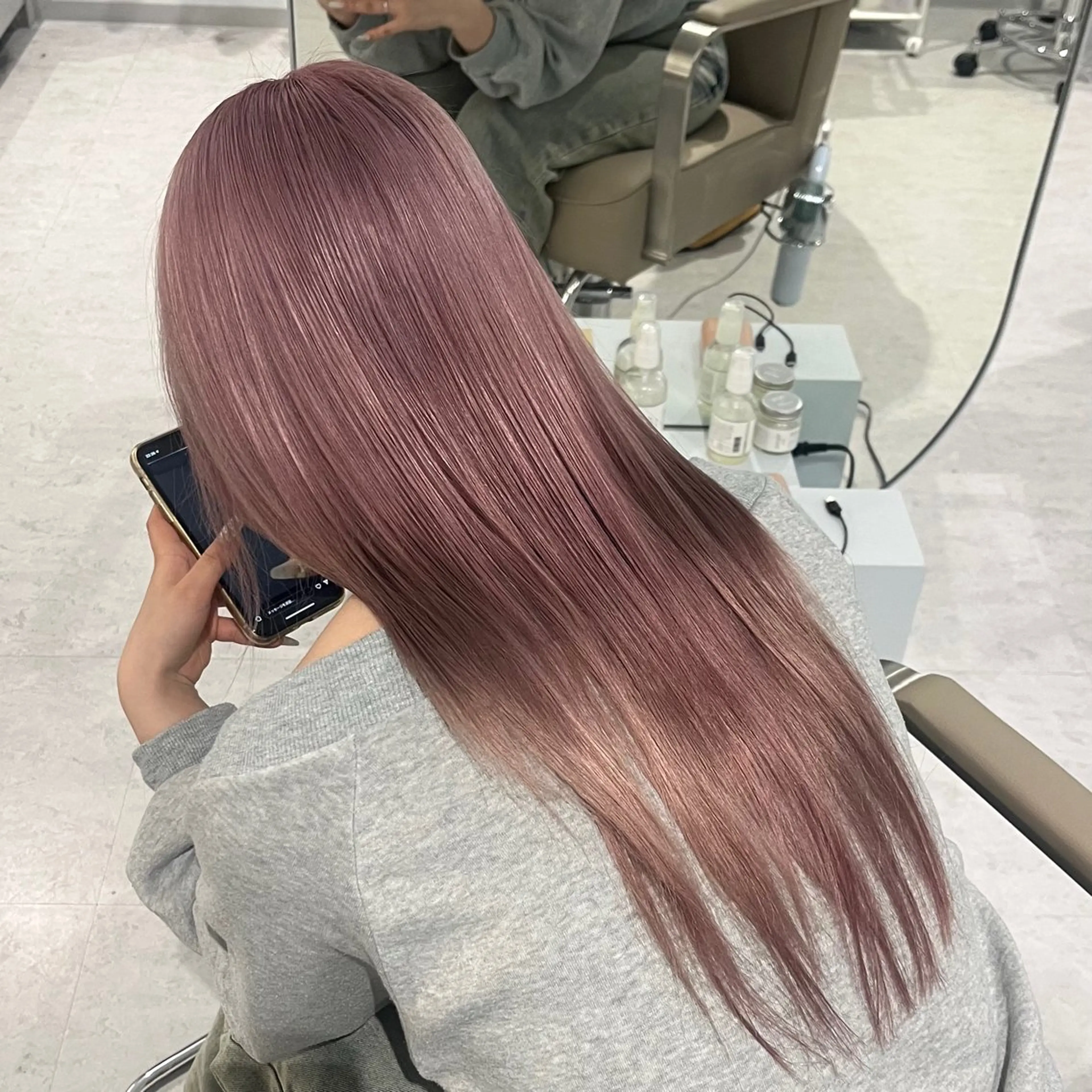 【人気No.1】🌷🎀ᩚケアブリーチ込ダブルカラー＋保湿トリートメント🎀ᩚ🌷※備考欄必ずご確認お願い致しますの写真