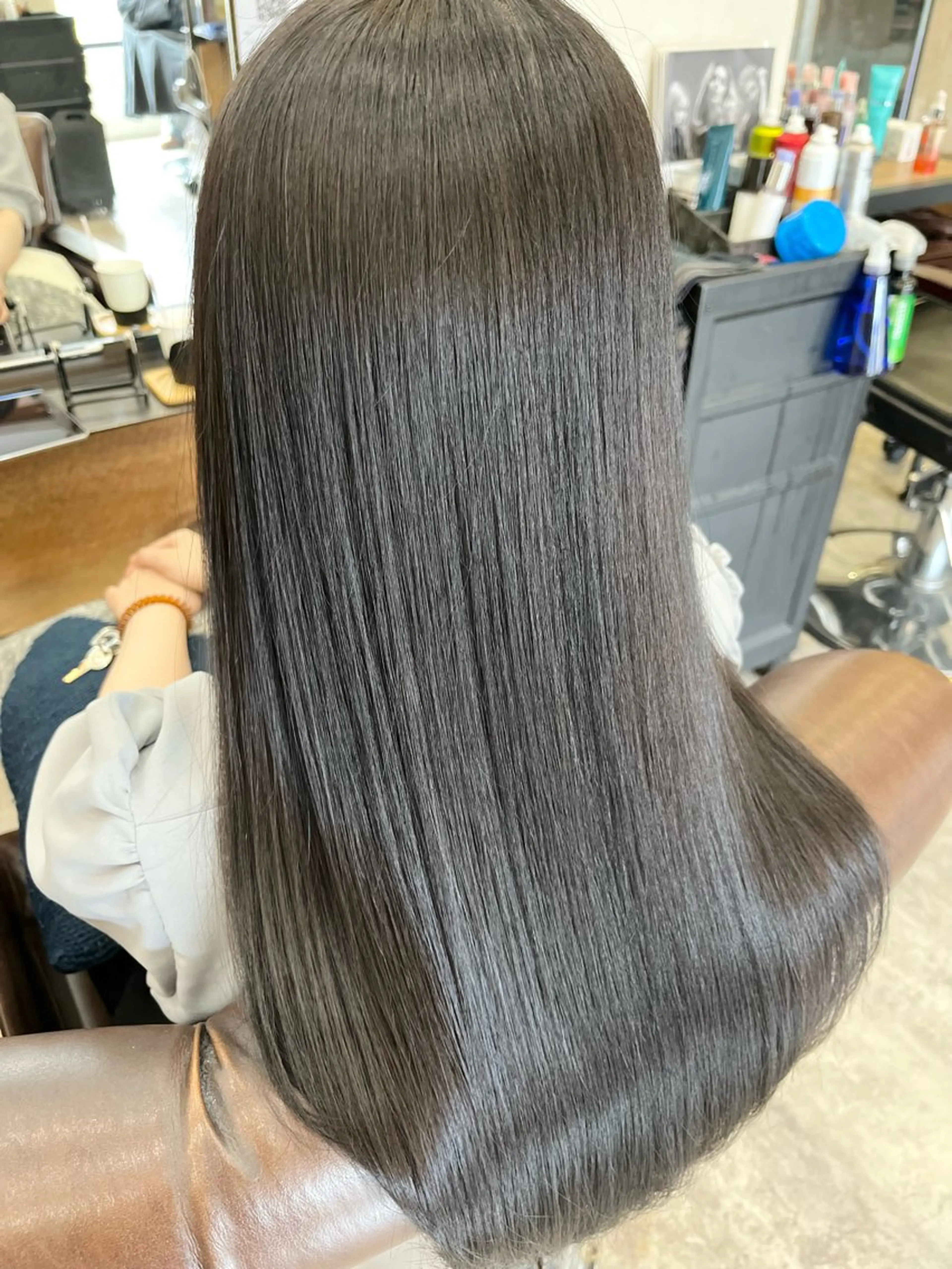 《🩵補修＆艶髪ストレート🩵》髪質改善TOKIOストレート＋カットの写真