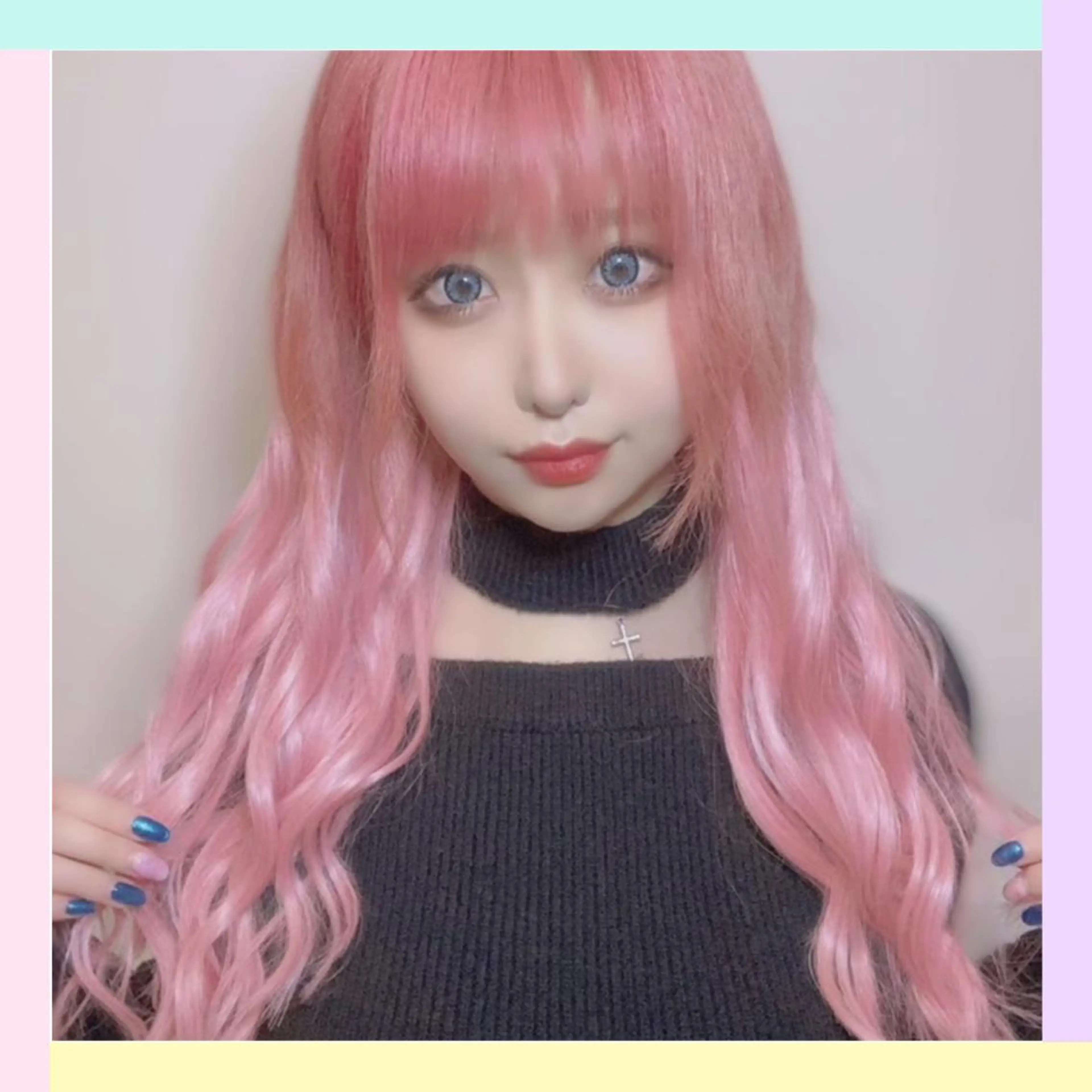 ロング カラー エクステ れん/ハイトーン /エクステ/韓国風のヘアスタイル