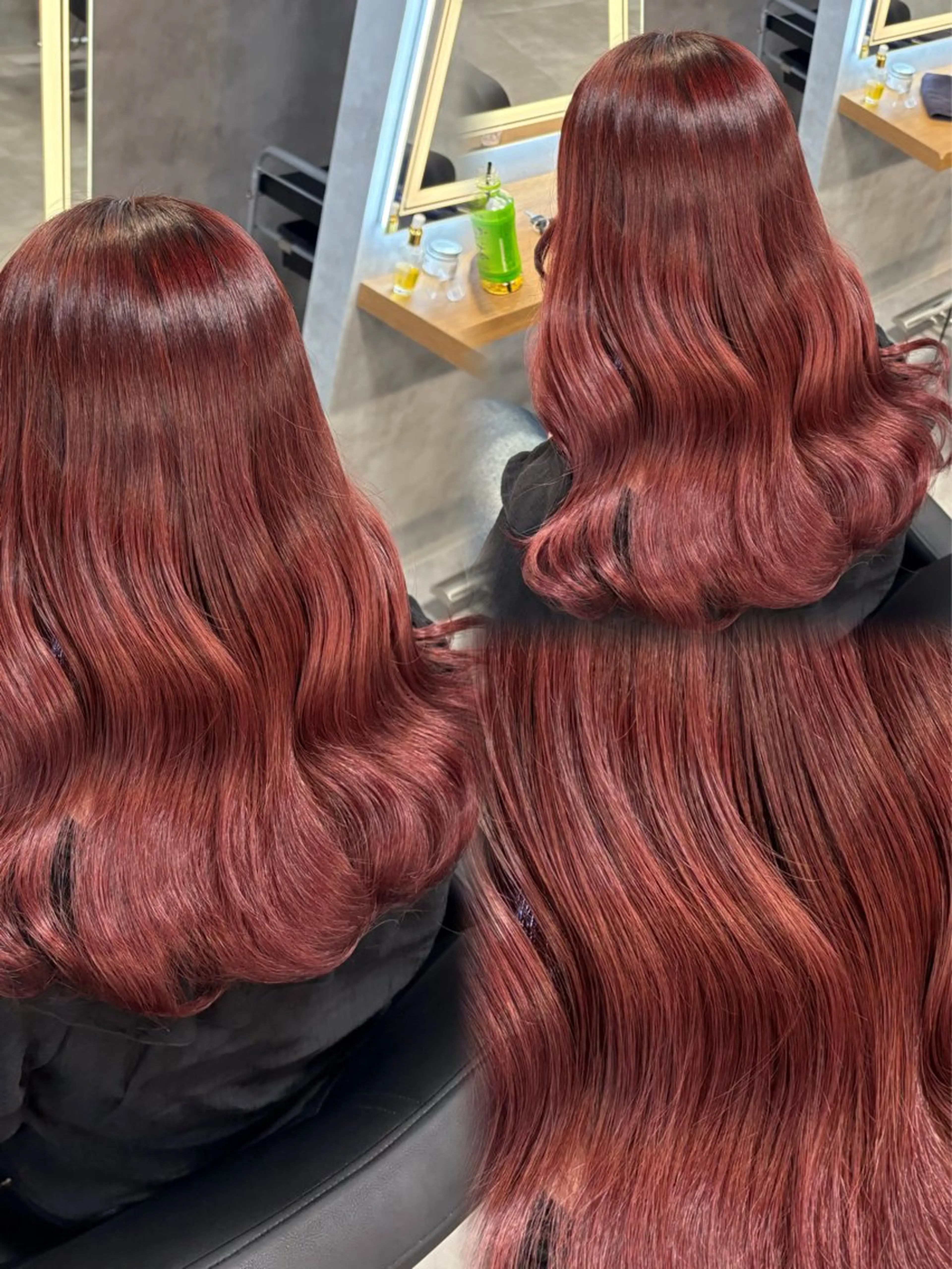 ロング カラー ヘアアレンジ ヘアカラー ダメージレスカラー 🩵HIYO🩵のヘアスタイル