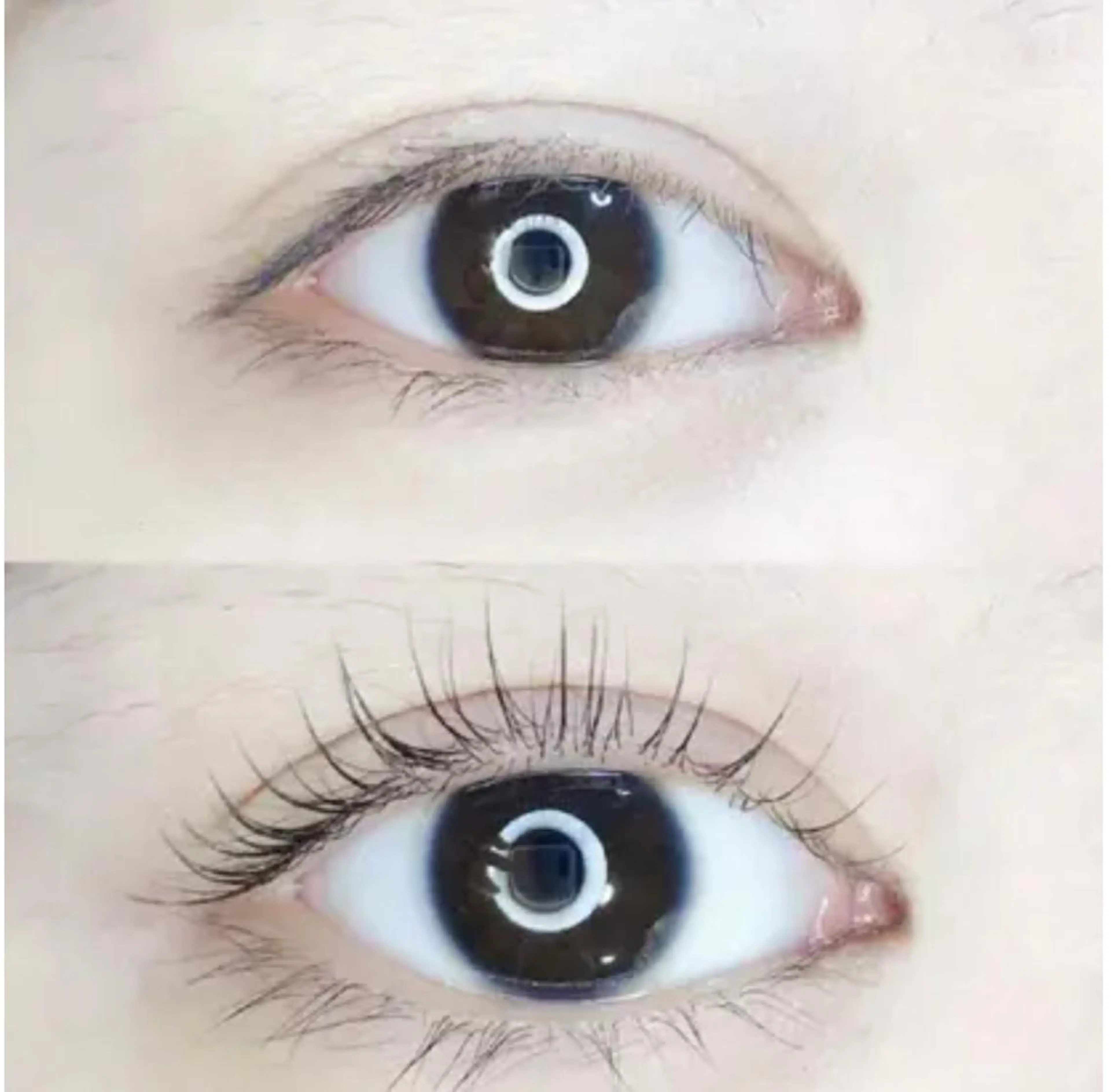 【特別限定モデル】まつげパーマ【上or下】ベテランアイリスト撮影モデルのための写真