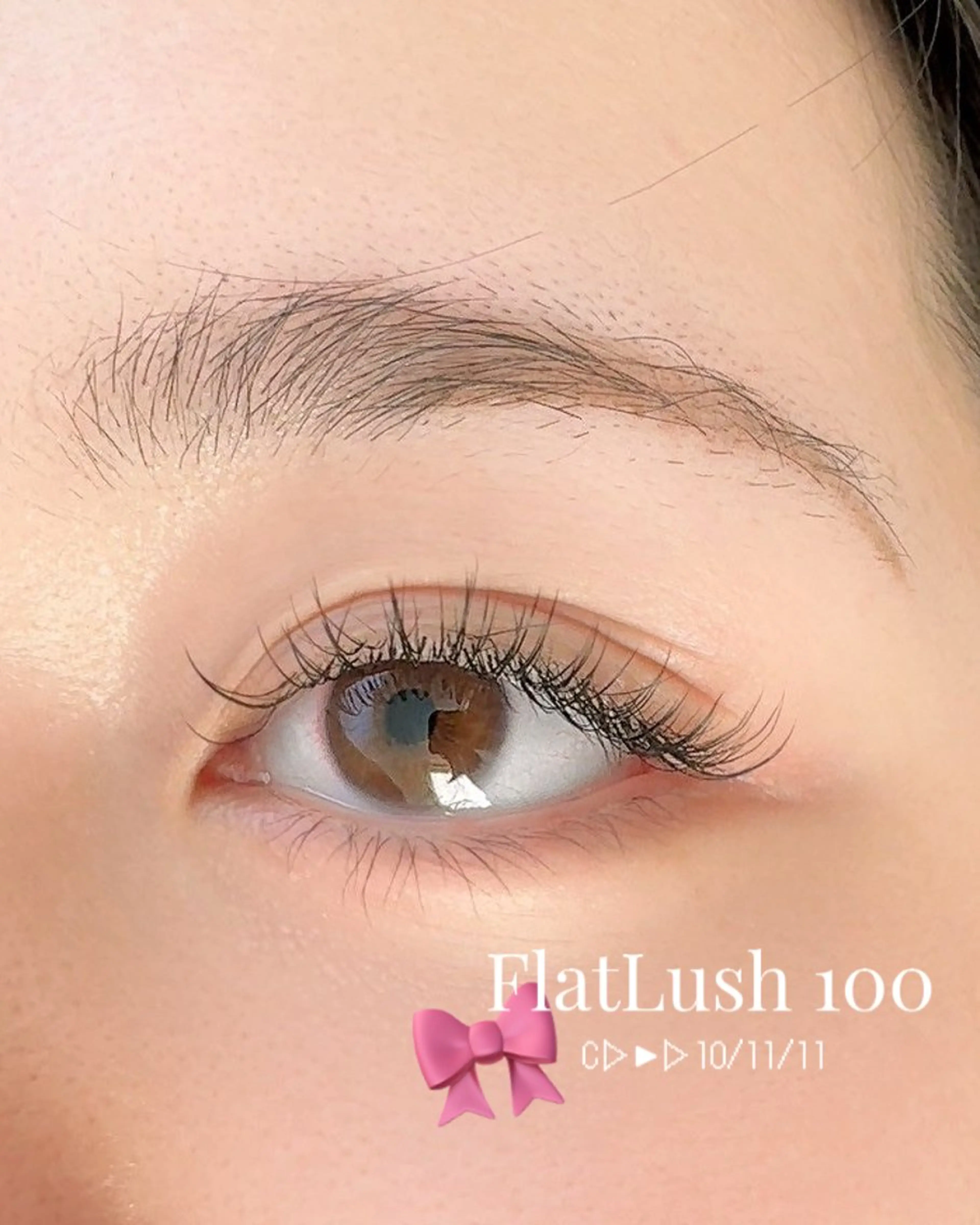 マツエク・マツパ フラットラッシュ ナチュラル マツエク Allure Reinaのマツエク・マツパデザイン