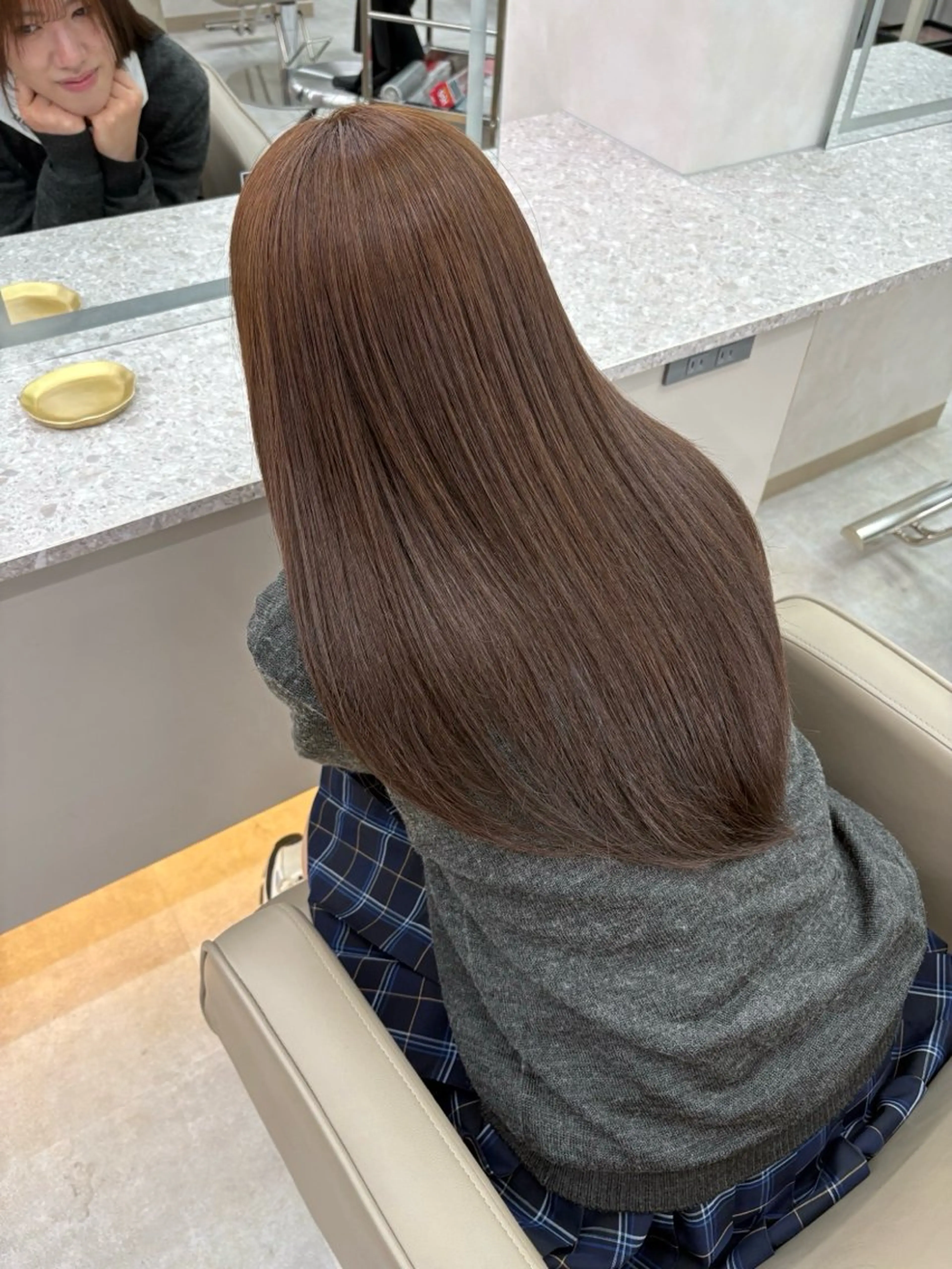 ロング カラー 🤎ᩚ暖色ブラウン りょうか🧸のヘアスタイル