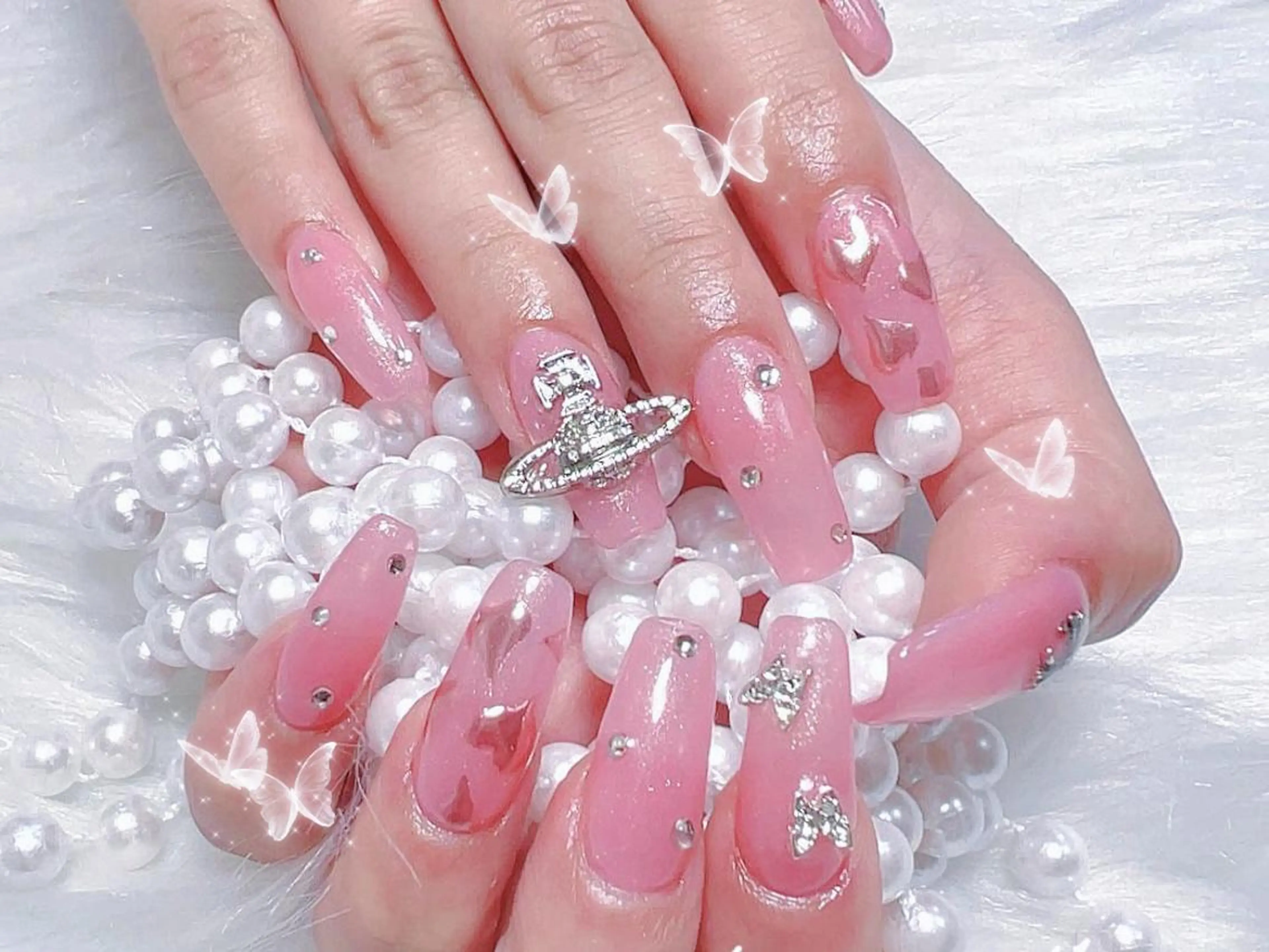 ネイル 七海🎀 💗のネイルデザイン