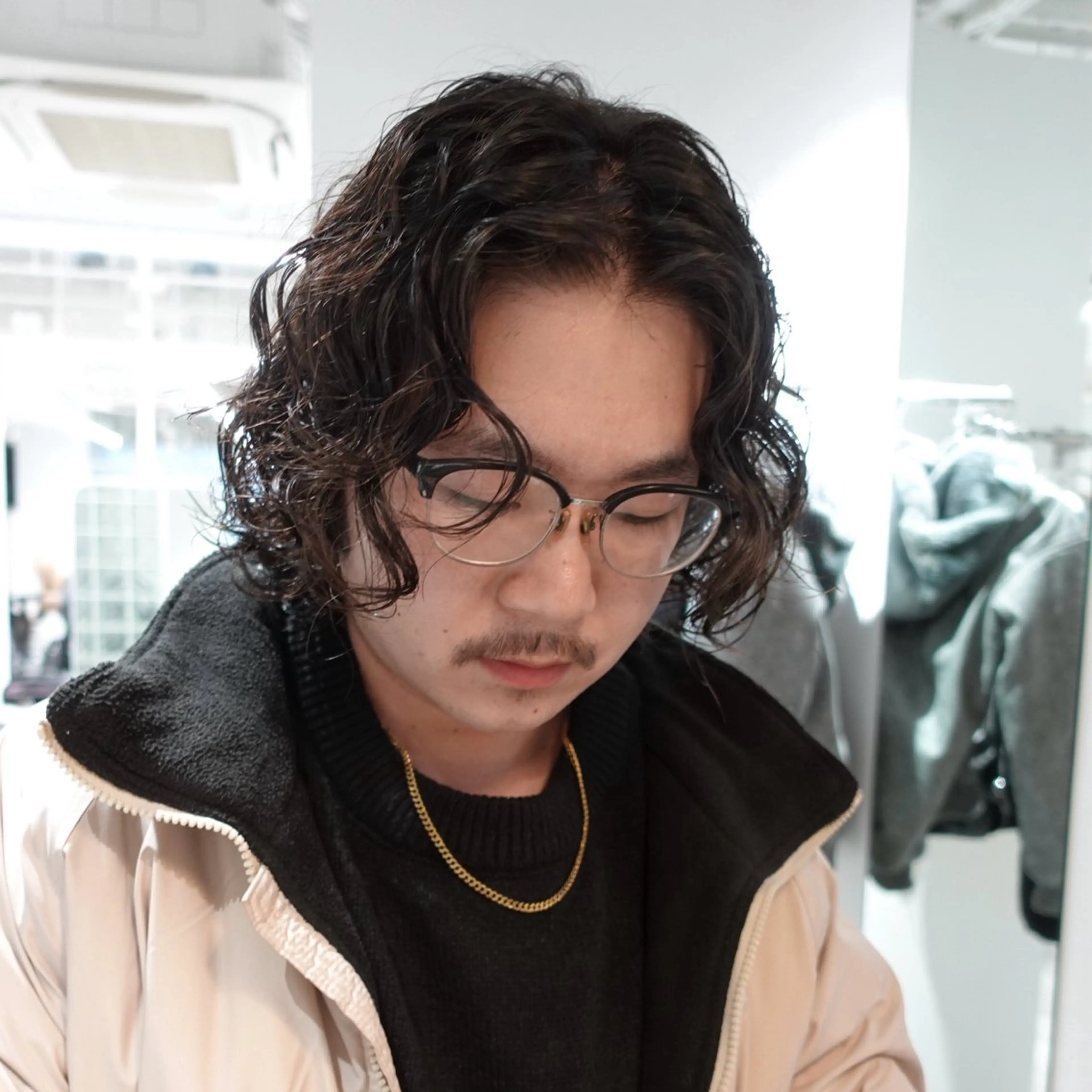 ショート パーマ ヘアアレンジ カット パーマ 🌐サトウ リョウ🌐のヘアスタイル