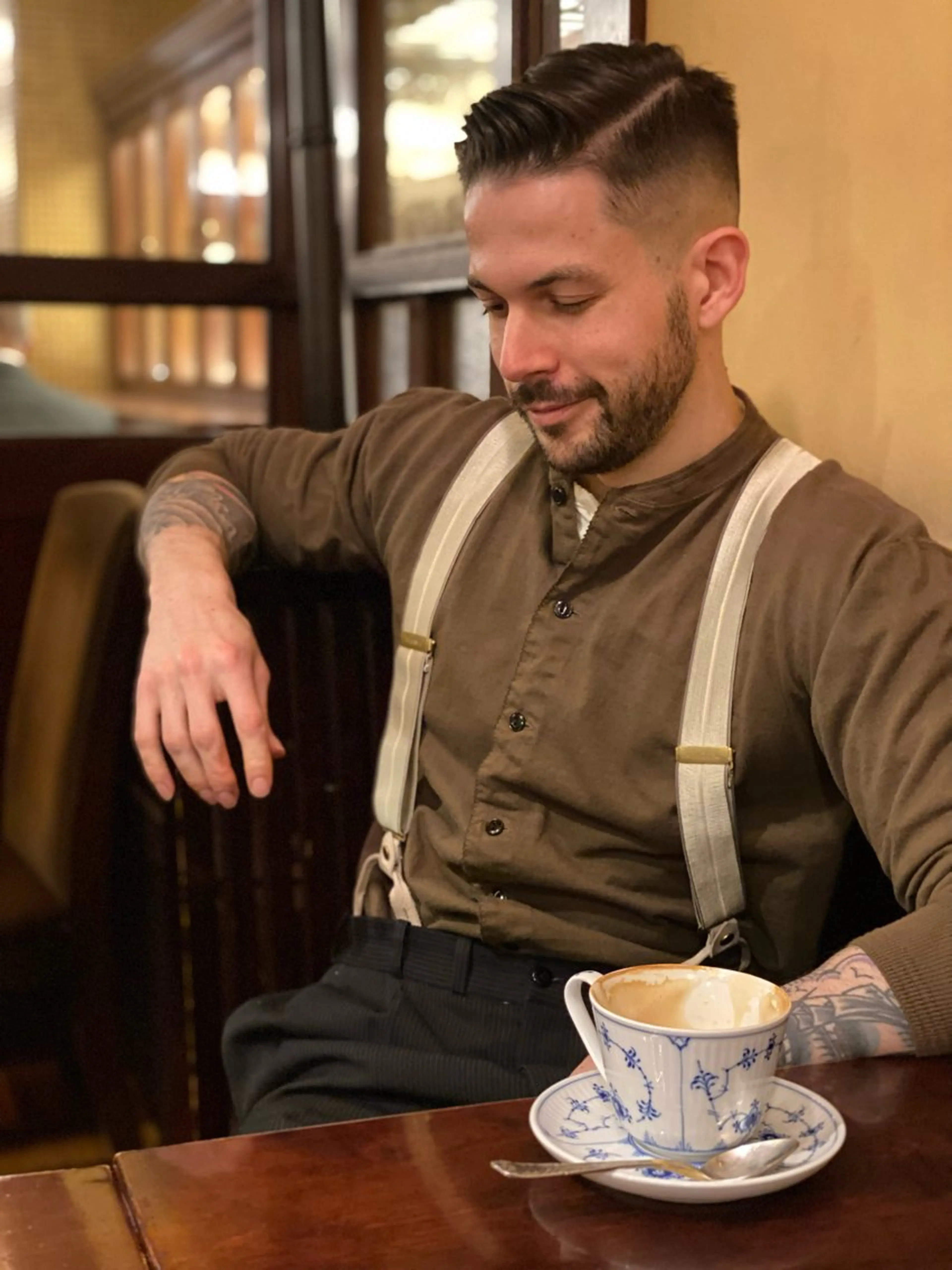 ショート メンズ センターパート フェードカット メンズパーマ メンズツイストパーマ ツーブロック 池袋/フェード /メンズ/のせちのヘアスタイル