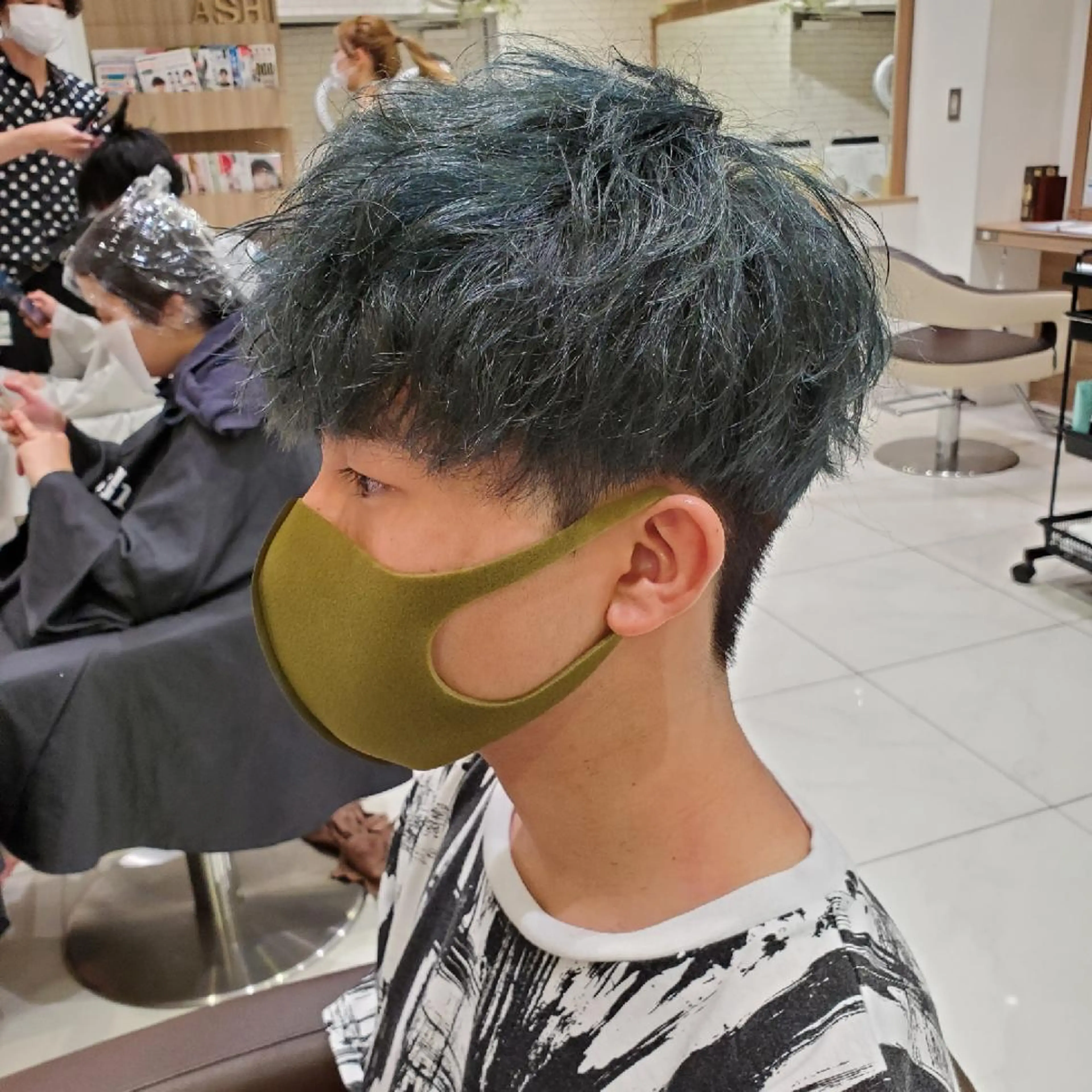 ショート カラー ブリーチ 髪質改善 カラー特化🔥中村 和貴＜Ash津田沼＞のヘアスタイル