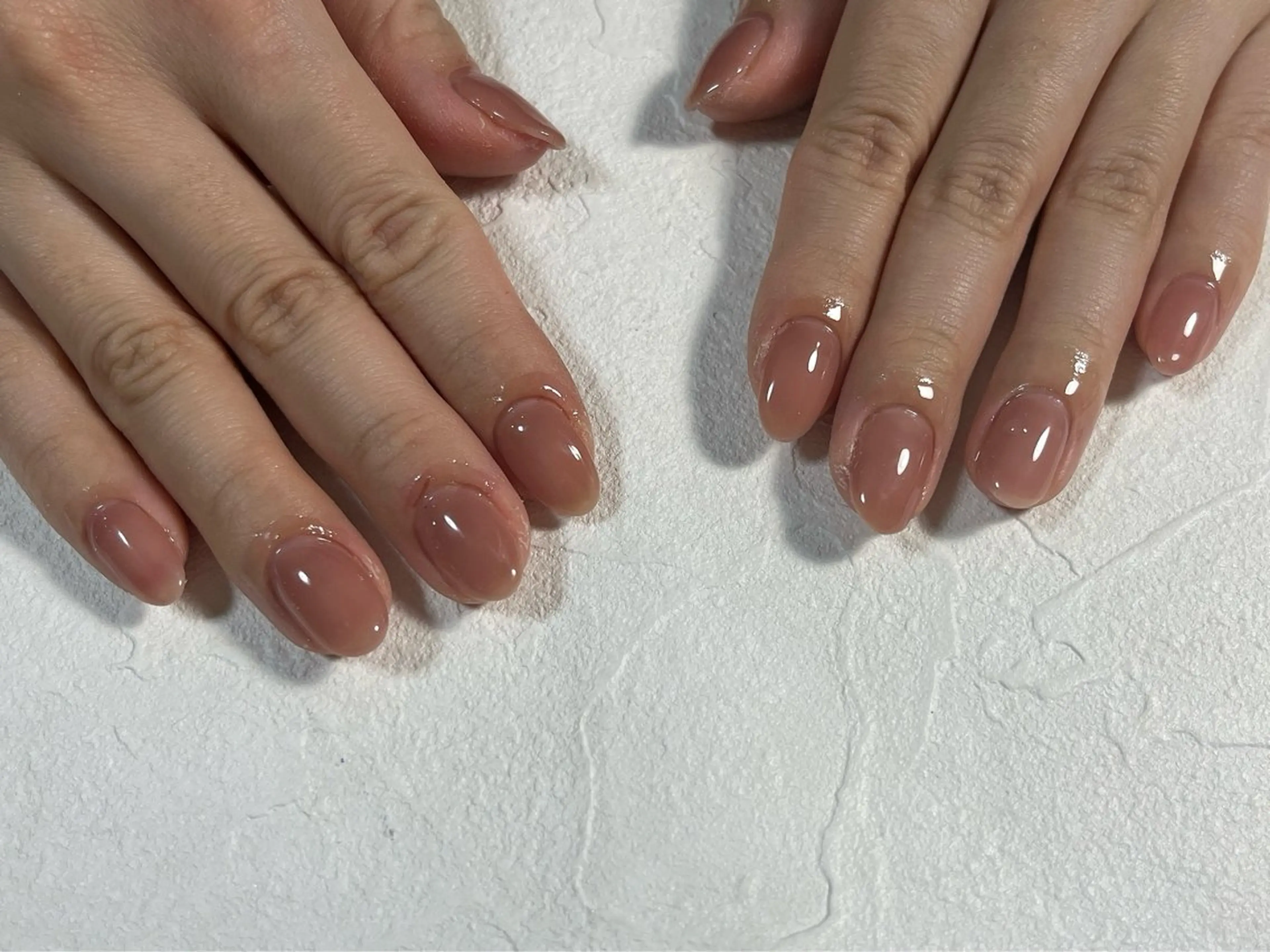 ネイル オーロラネイル フットネイル フレンチネイル ジェルネイル 韓国ネイル ハンドネイル kiki nail たまプラーザのネイルデザイン