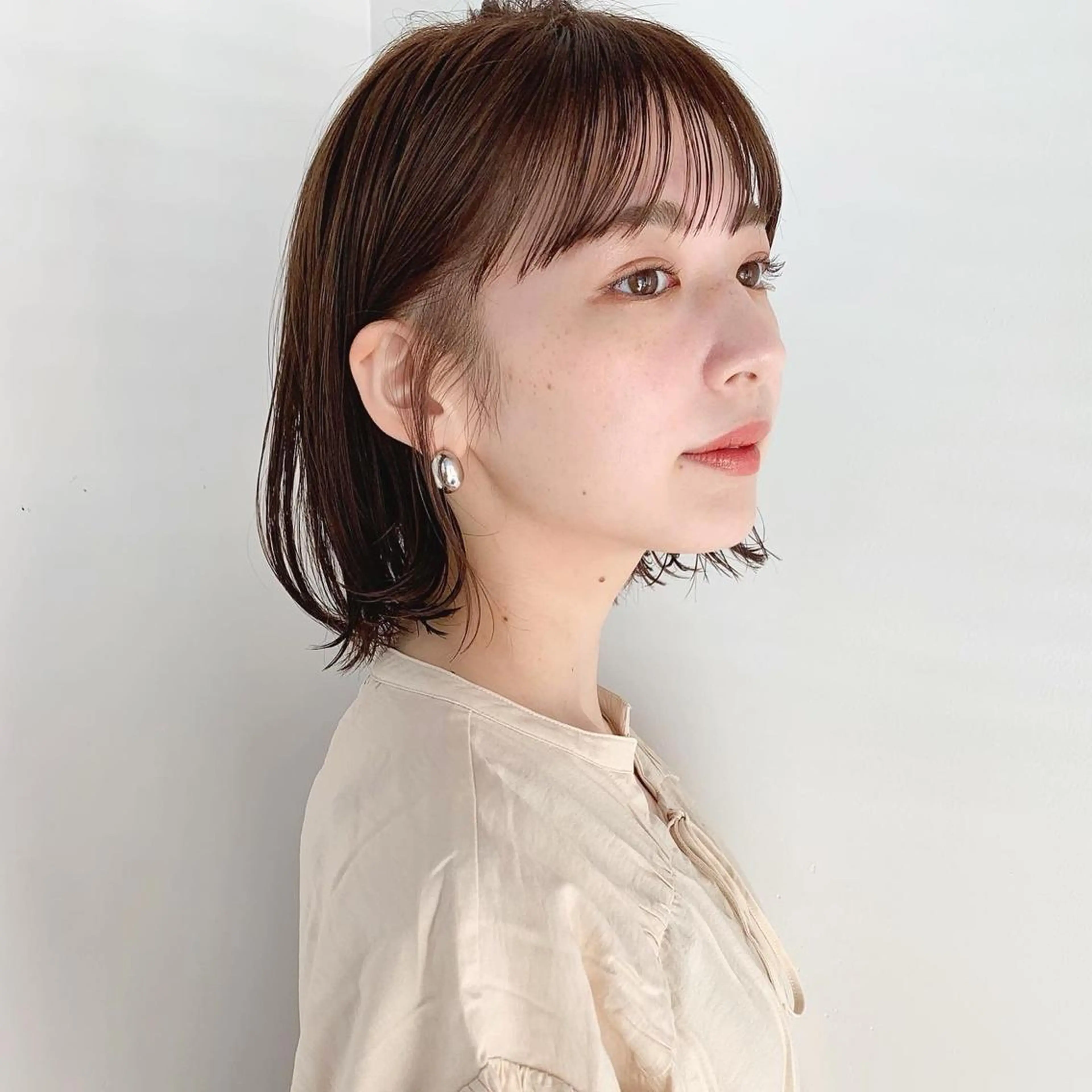 ショート カラー 🌱小顔ヘア/ボブ ミディアム/双葉🌱のヘアスタイル