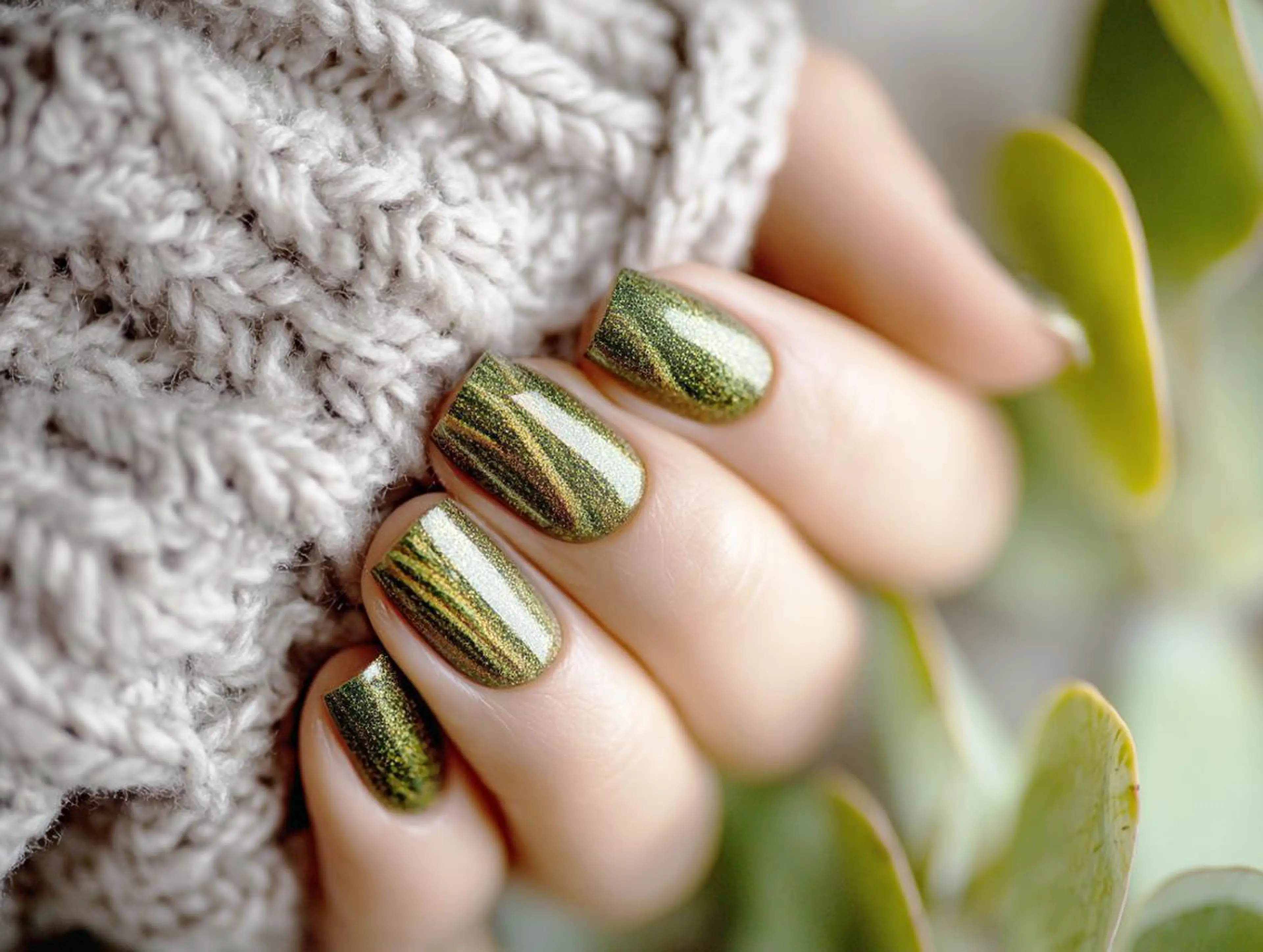 【ご新規様・オフ無】ハンドマグネットネイルワンカラー☘️💅期間限定 ¥4,500の写真