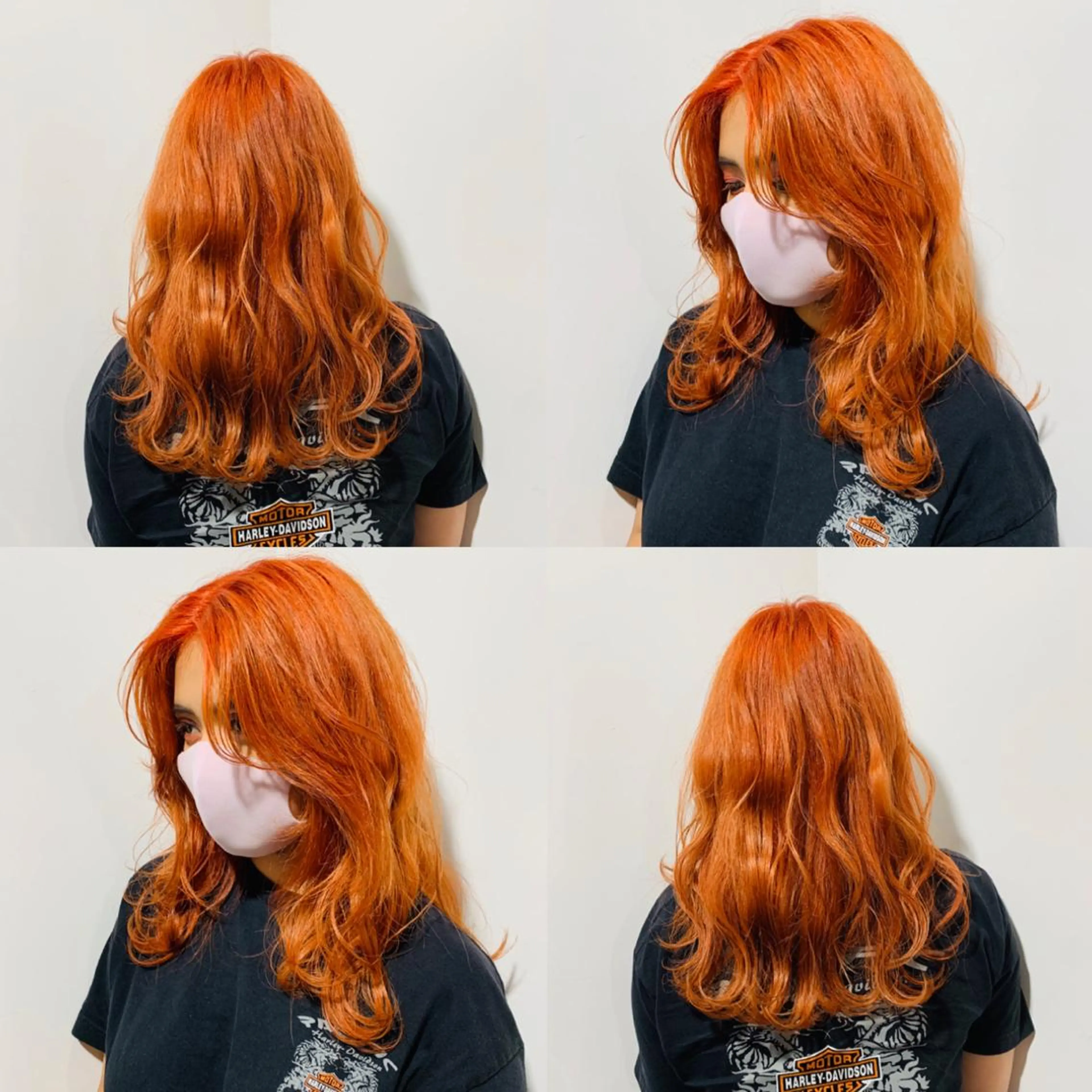 セミロング カラー もにか🌞原宿/渋谷 🌝ブリーチカラーのヘアスタイル