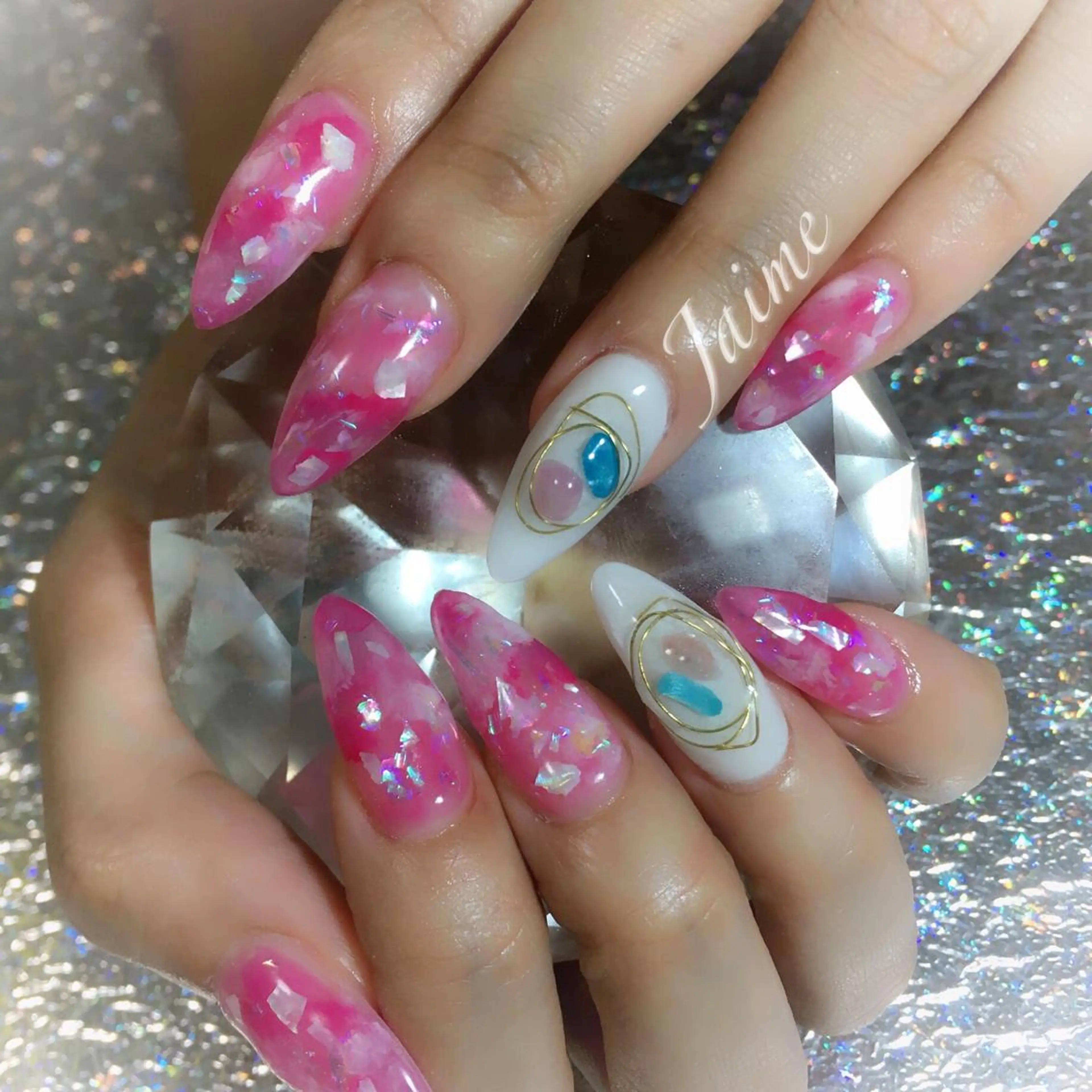 ネイル 夏ネイル ハンドネイル Jaime Yuiのネイルデザイン