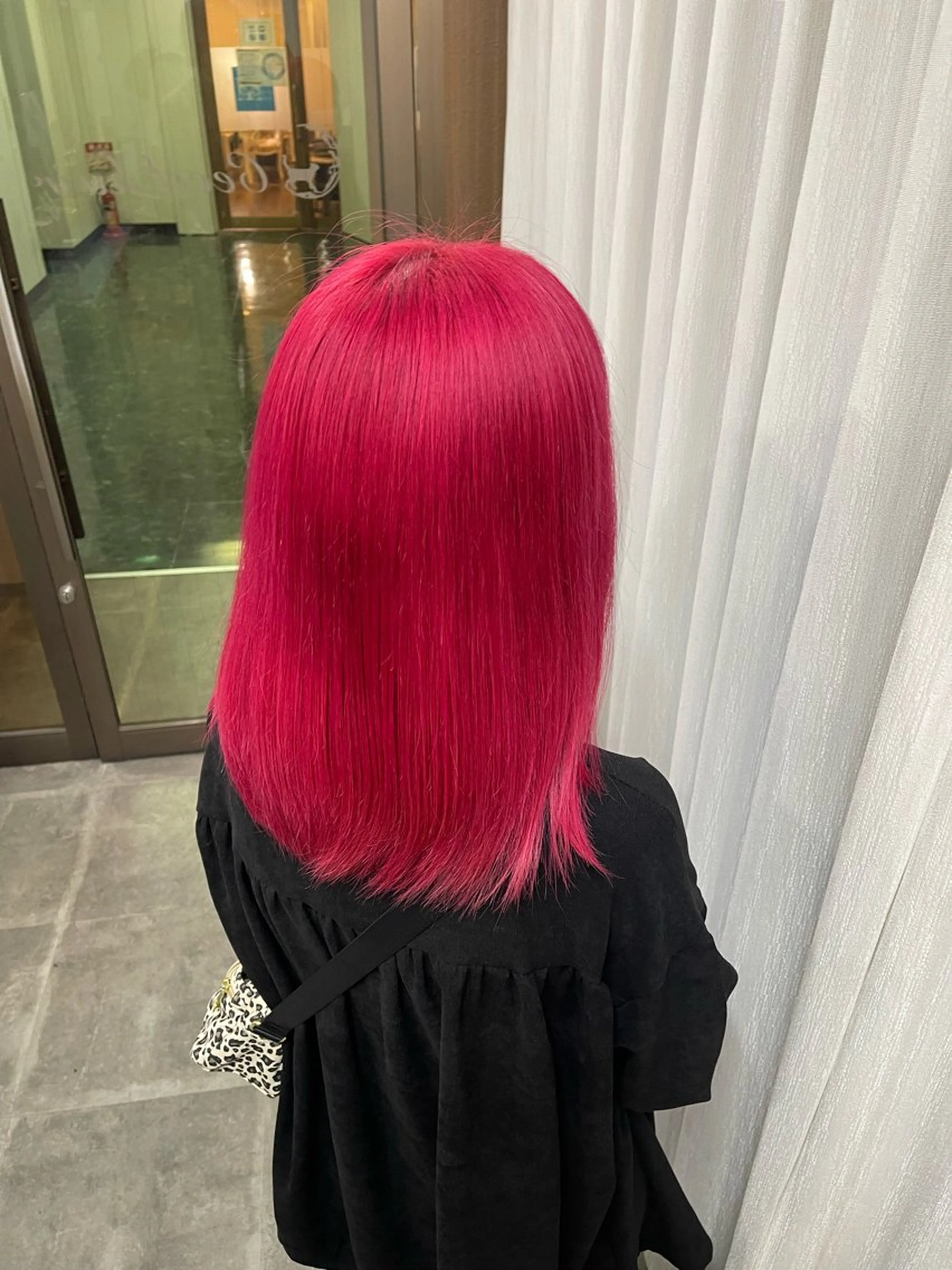 ミディアム カラー ブリーチ ケアブリーチ デザインカラー ダブルカラー ピンクカラー カット ヘアカラー ダブルカラー/ 髪質改善💎安藤のヘアスタイル