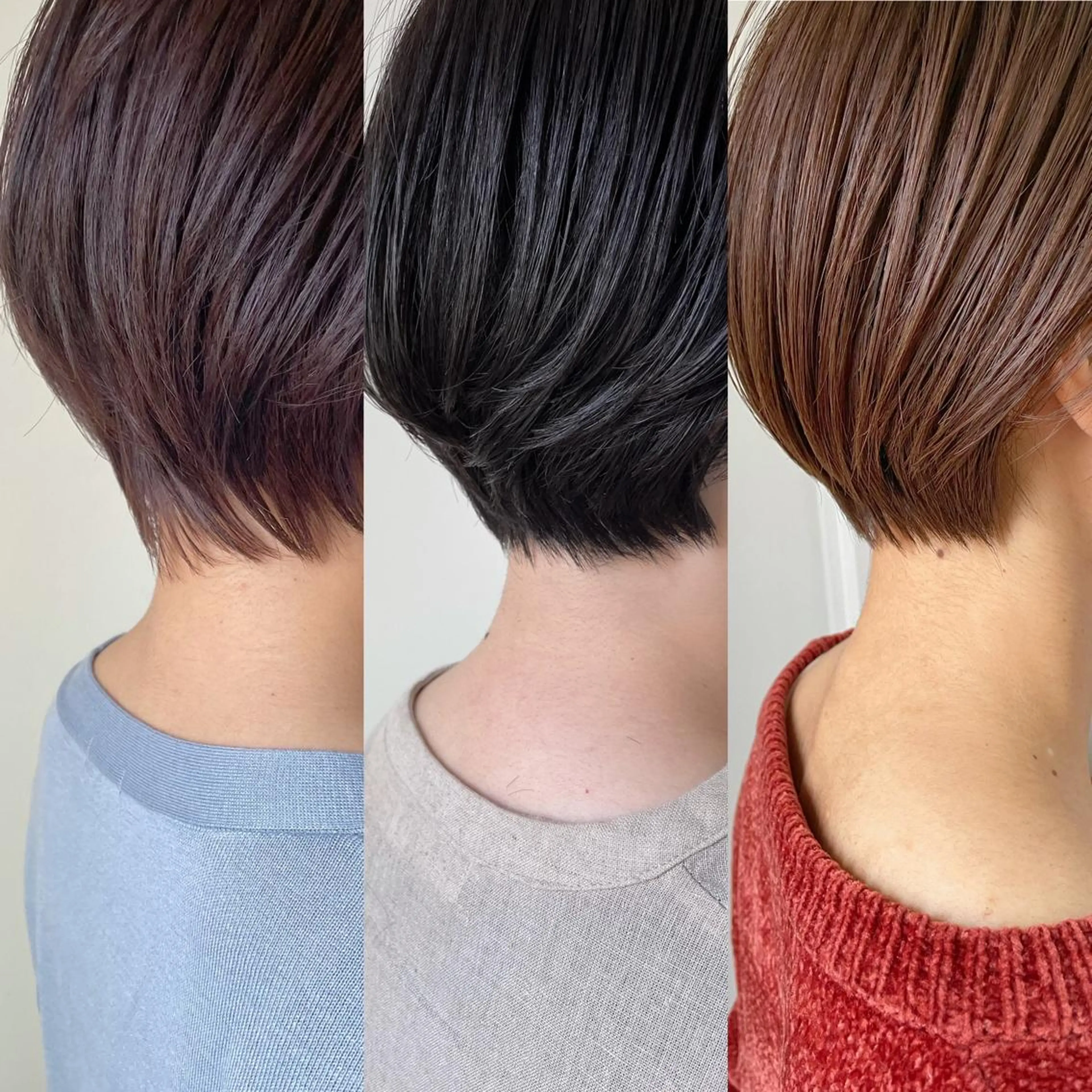 ショート カラー ショートボブ ショートレイヤー アッシュ ハイトーンカラー インナーカラー カット ヘアカラー トリートメント 江上拓郎/ショート /酸性ストレートのヘアスタイル