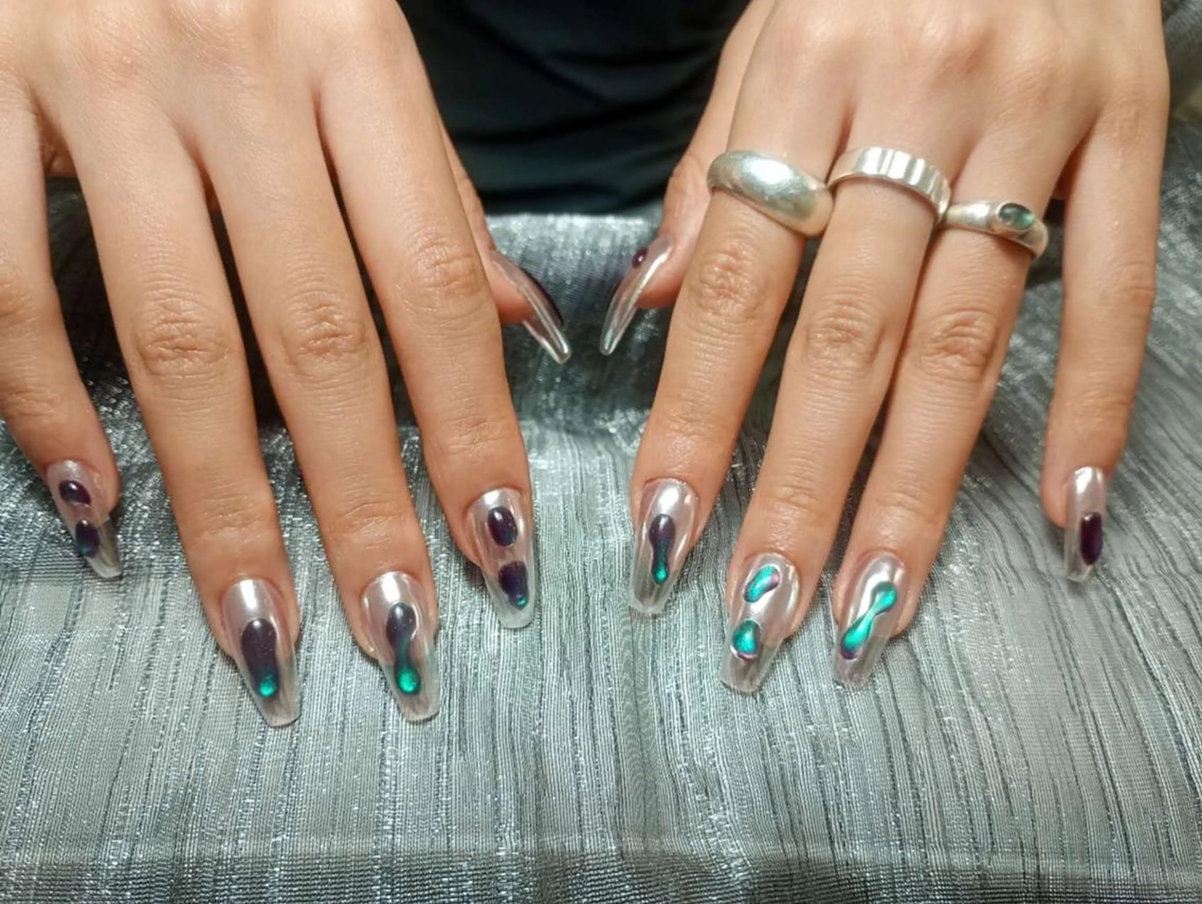 ネイル ガーリー キラキラネイル 韓国ネイル ロングネイル 持ち込み ハンドネイル ハンドケア The Nail 新大久保店のその他イメージ
