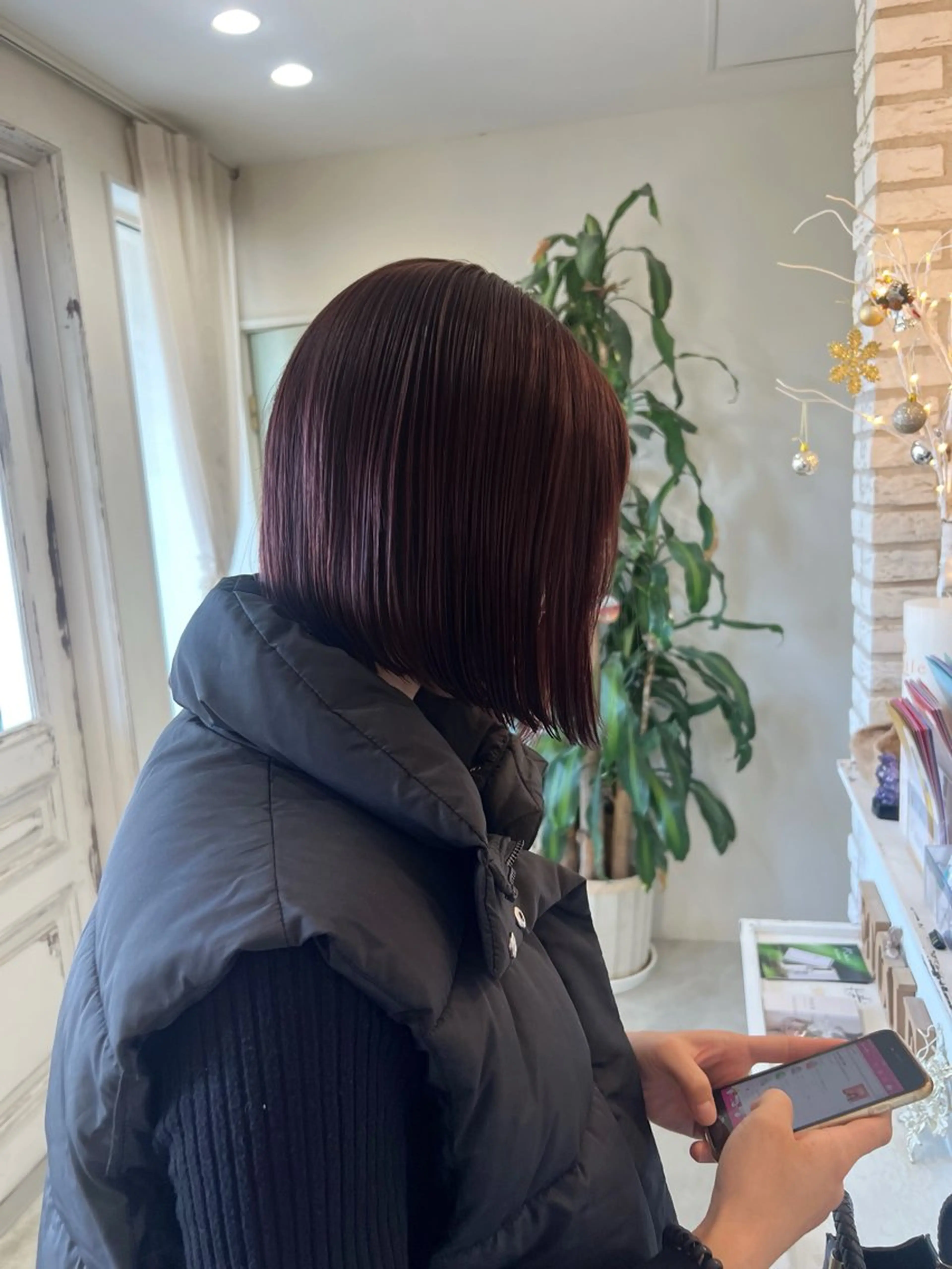 ミディアム カラー ボブ 🤎大人可愛い/ Rinka🤎のヘアスタイル