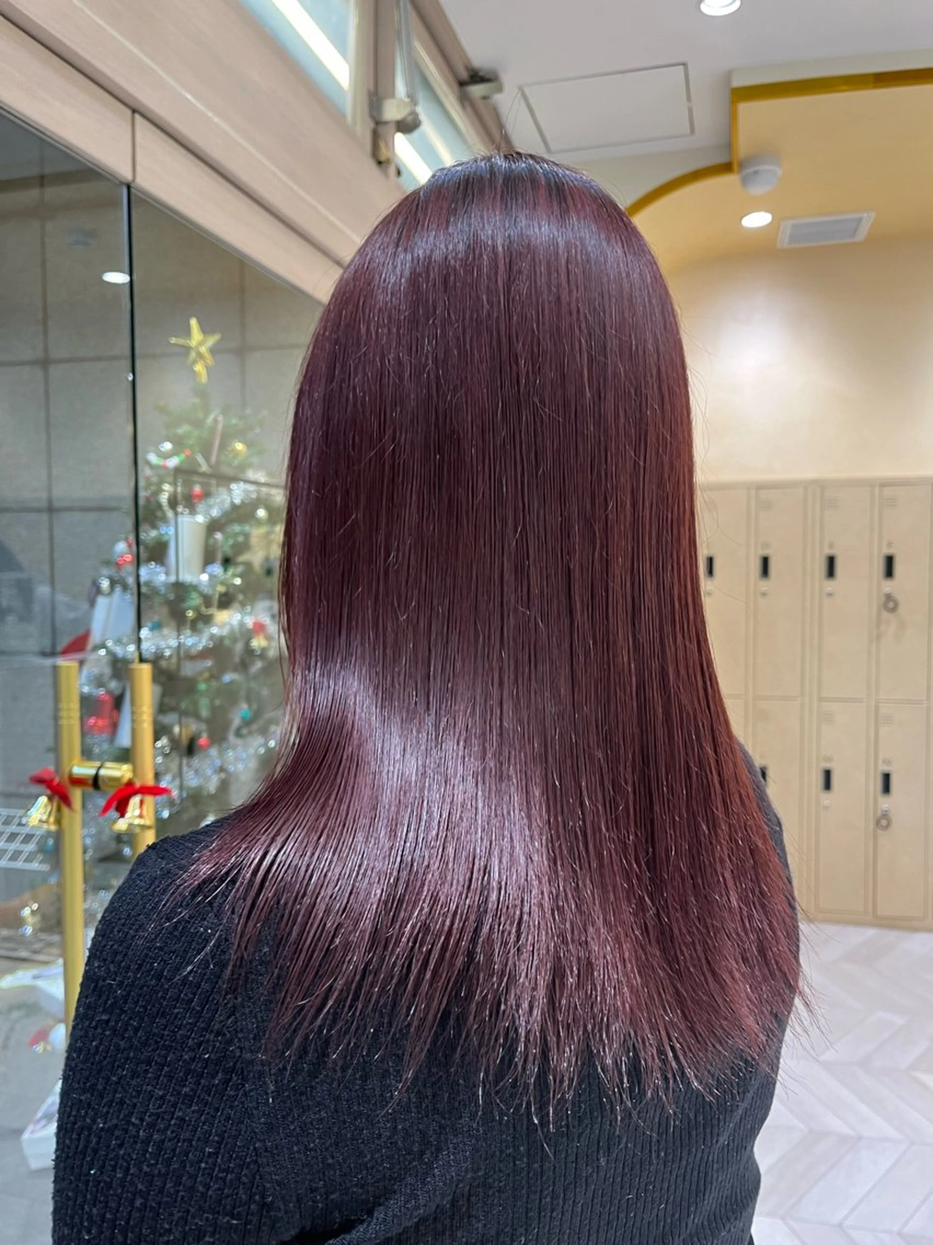 セミロング カラー ブリーチ ラベンダーカラー ピンクカラー ピンクラベンダー ヘアカラー レイヤー/艶カラー/ KIHO🥥︎のヘアスタイル