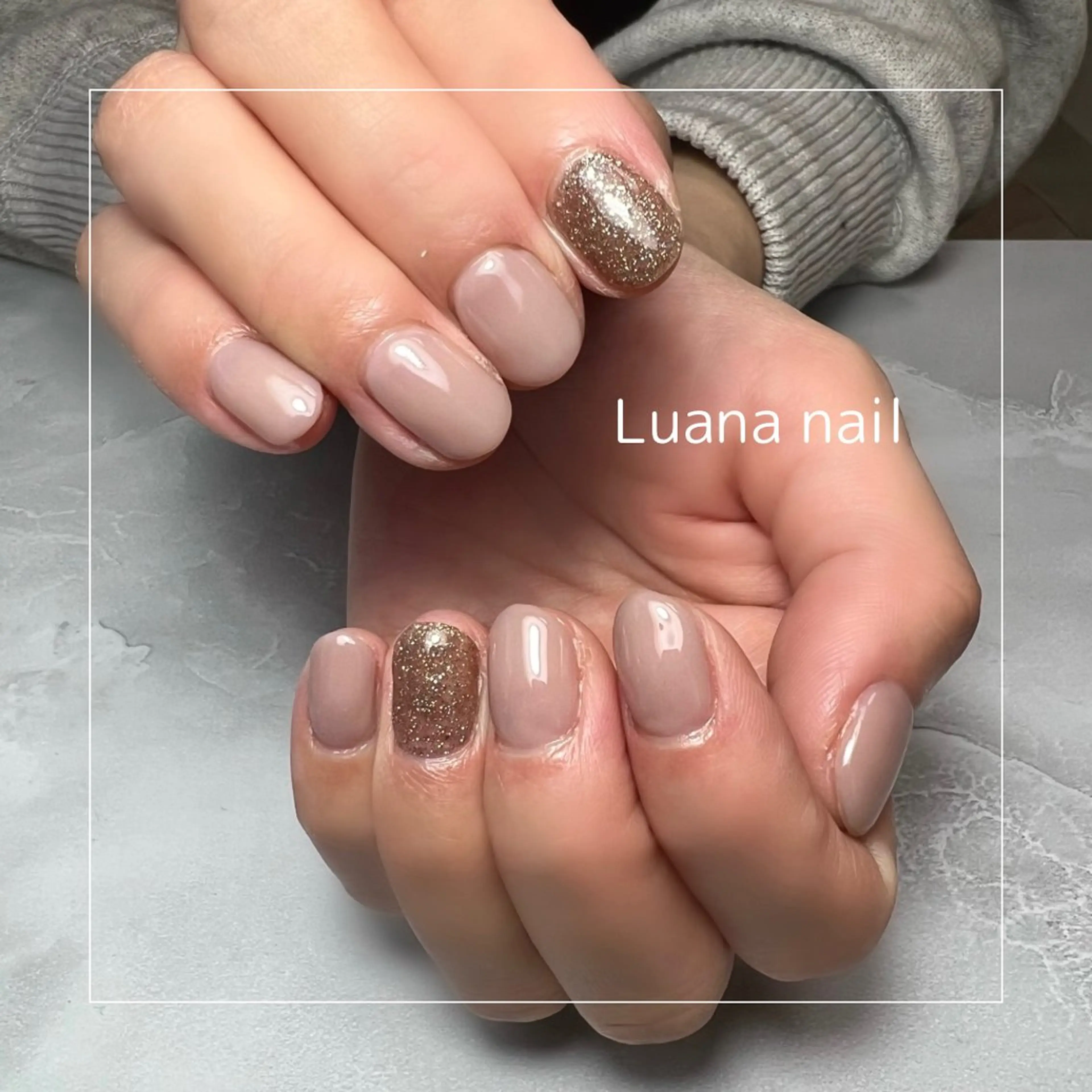 ネイル ワンカラーネイル Luana nailのネイルデザイン