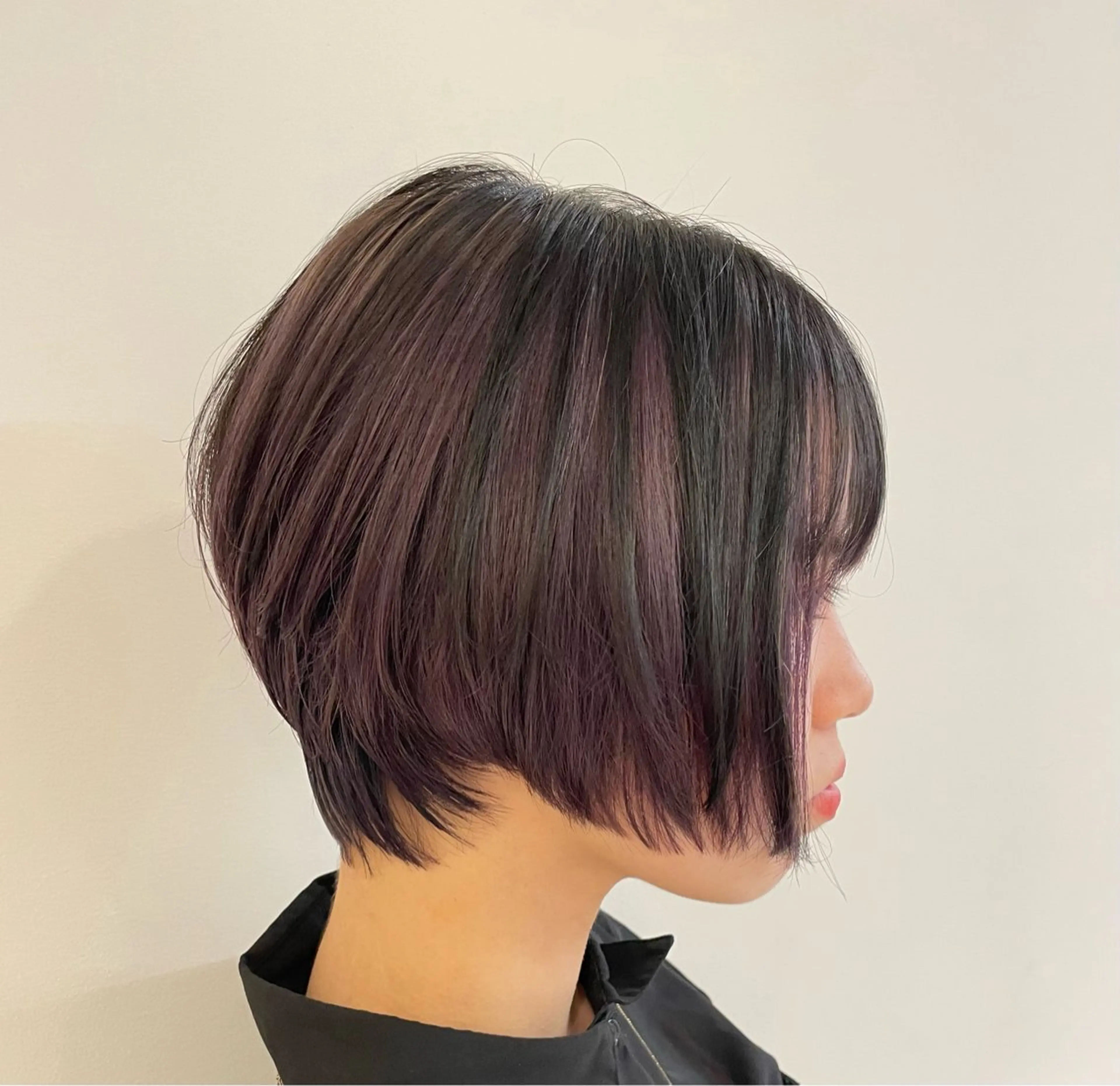 ショート カラー 黒髪 ヘアカラー 立川/メンズ特化 阿見のヘアスタイル