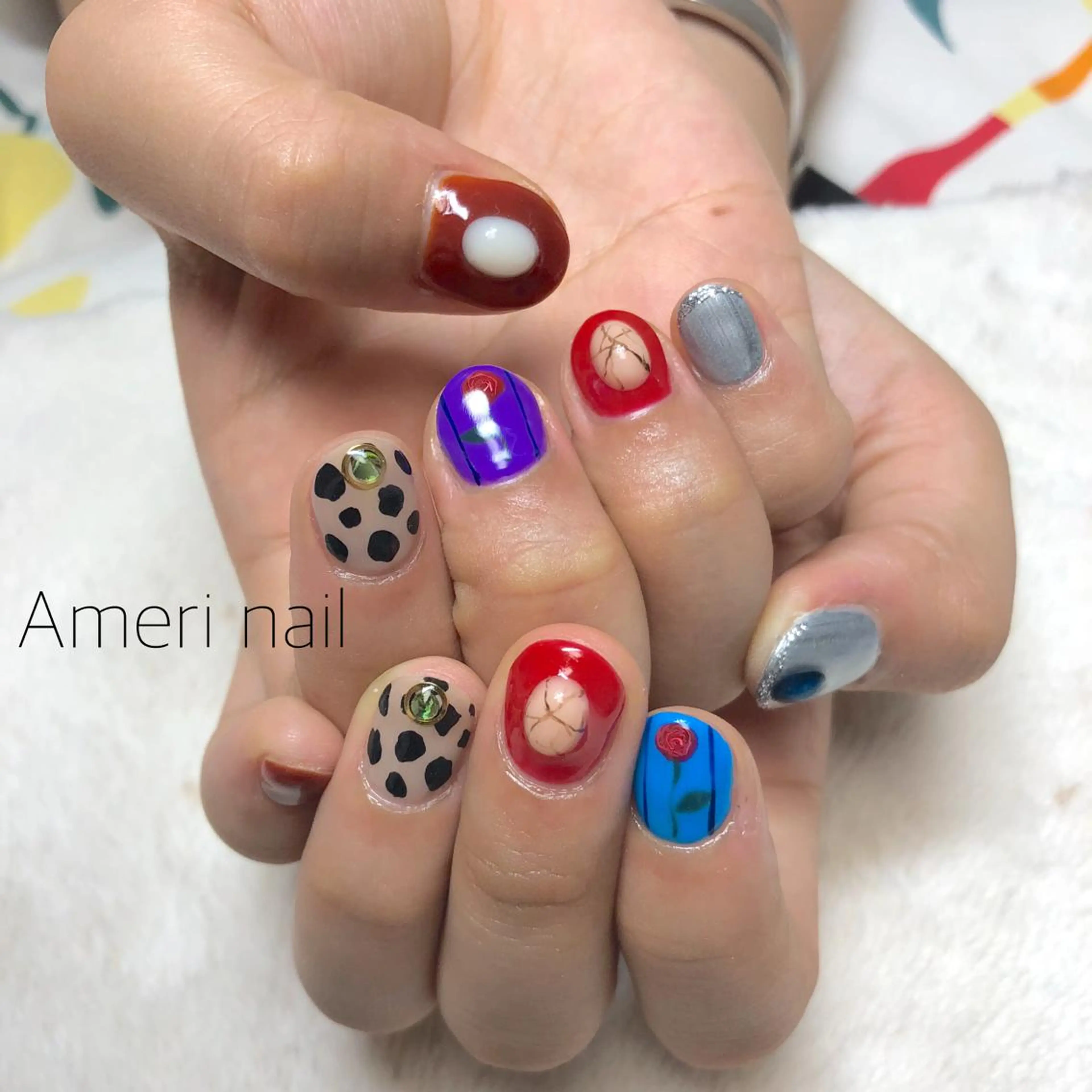 ネイル ハンドネイル Ameri nail /UKIのネイルデザイン