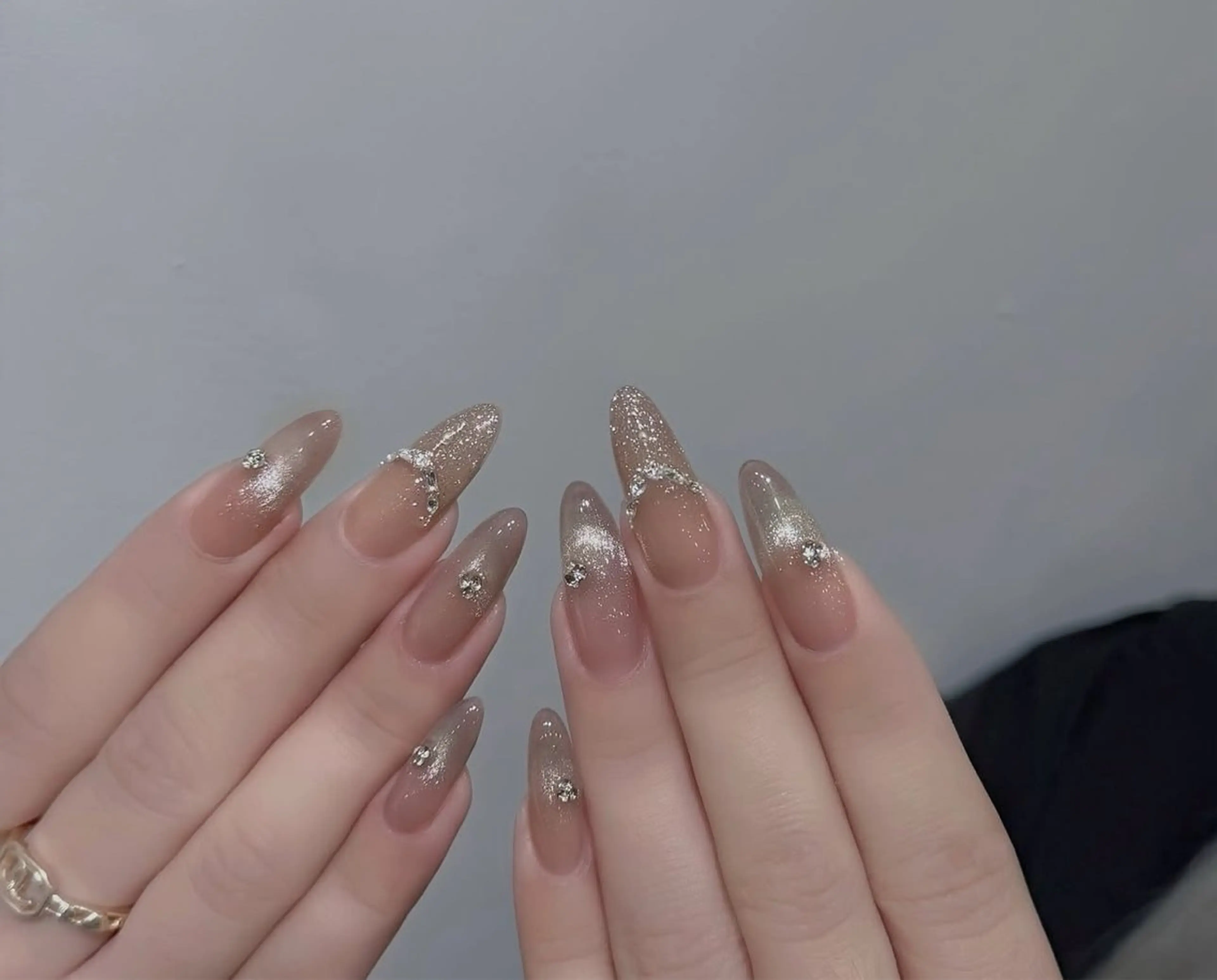 ネイル 韓国ネイル 持ち込み ニュアンスネイル ネイルチップ ハンドネイル TABI ANA.CHUOのネイルデザイン