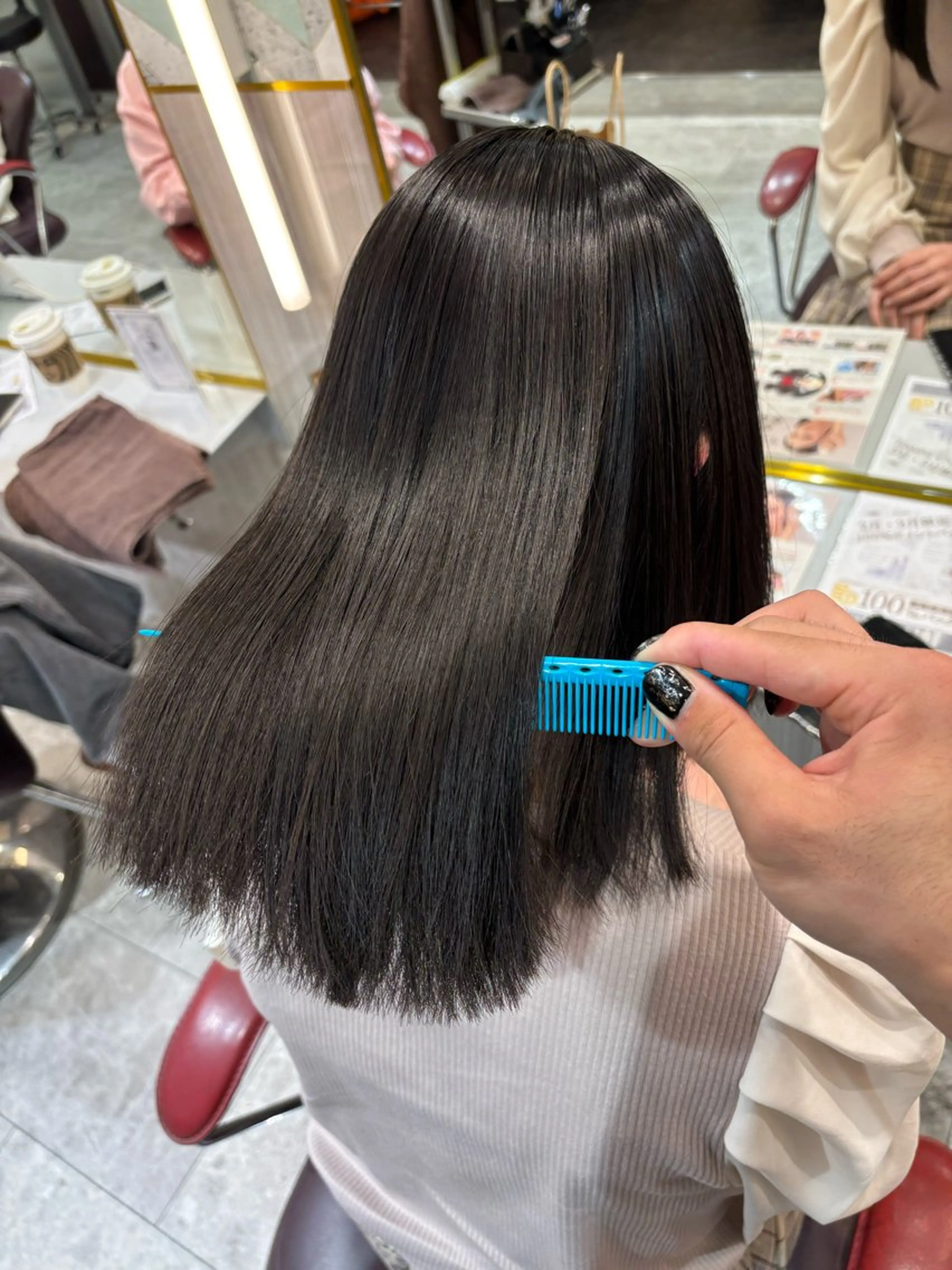 カット+💫ハイクオリティトリートメント🌱/3ステップトリートメントによってより高い効果のダメージケアを可能に！の写真