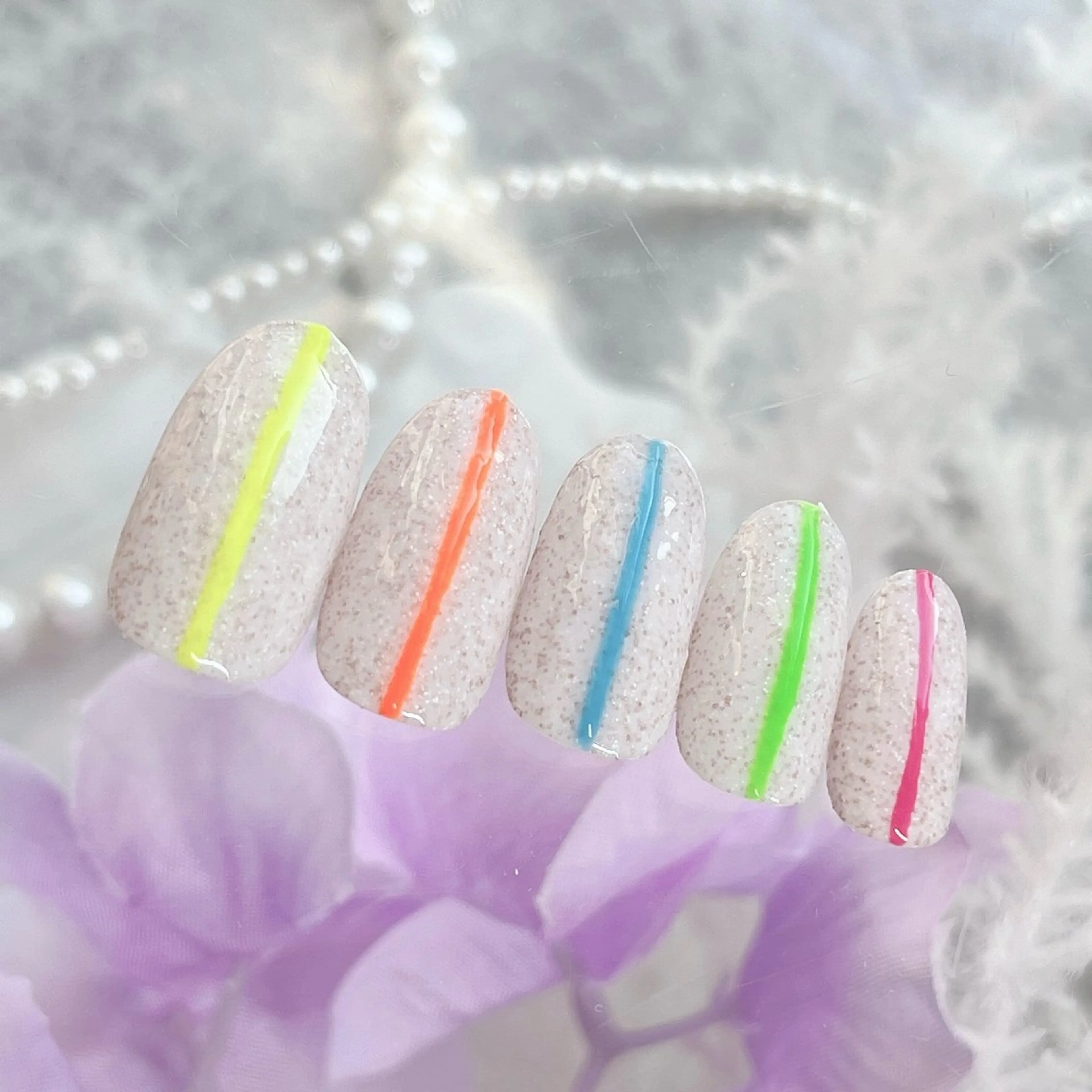 ネイル シンプルネイル ❁miju nail 大人上品/自爪育成のネイルデザイン