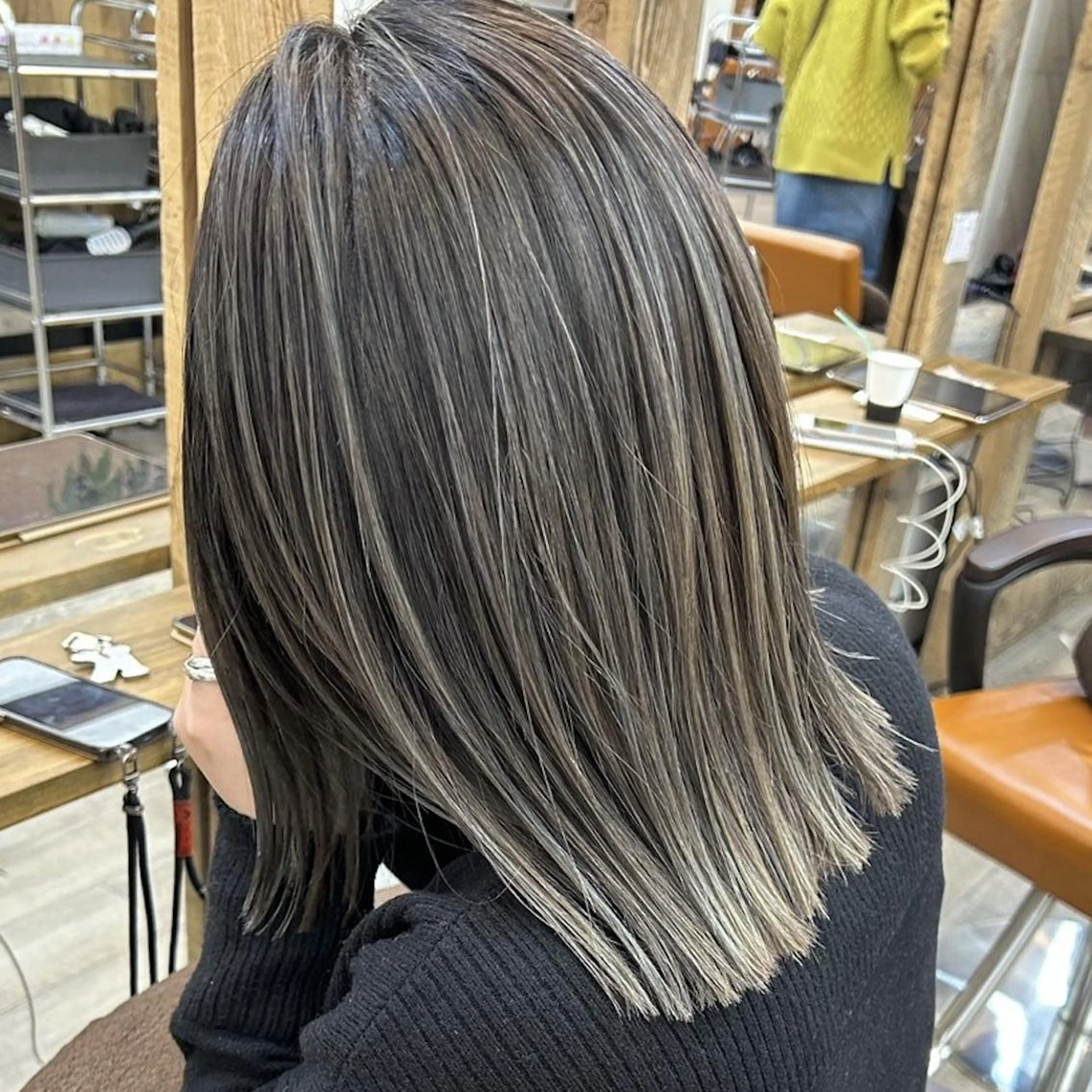 ミディアム カラー メンズ カット ヘアカラー N° anfeel 渋谷🪞🫧のヘアスタイル